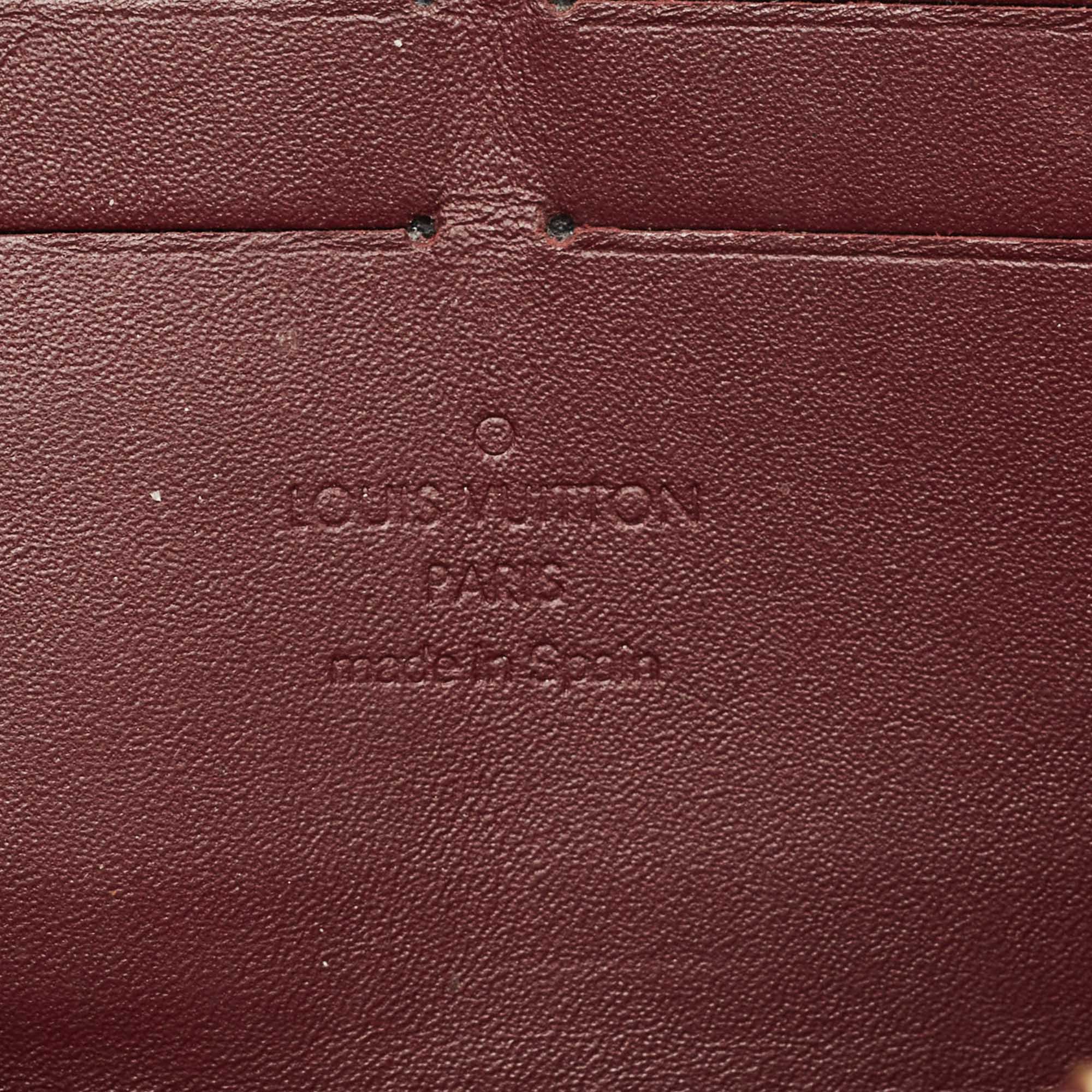 Louis Vuitton Rouge Fauviste Monogram Vernis Limited Edition Zippy Wallet