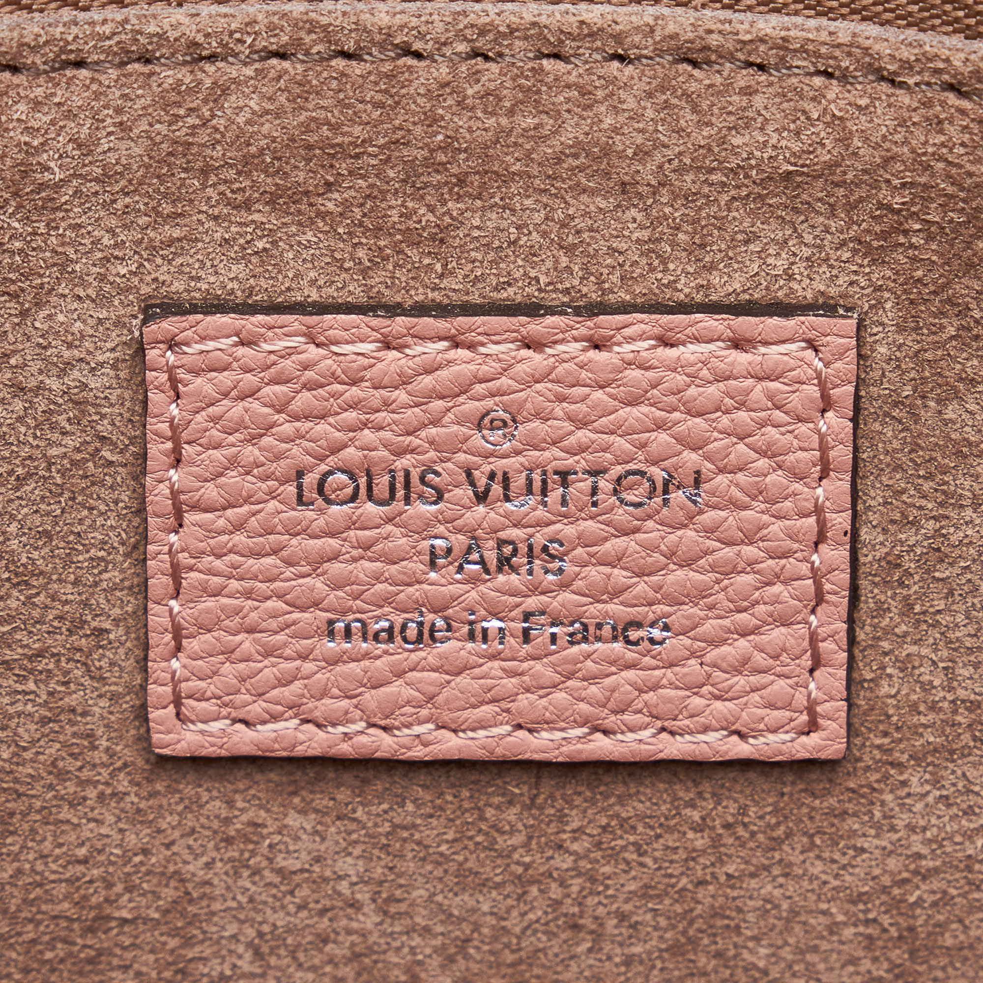 Louis Vuitton Pink Veau Cachemire Soft Lockit PM