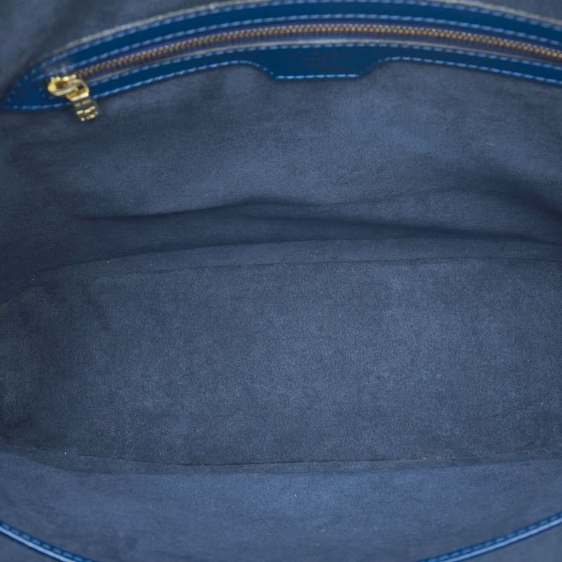 Louis Vuitton Blue Epi Lussac Tote Bag