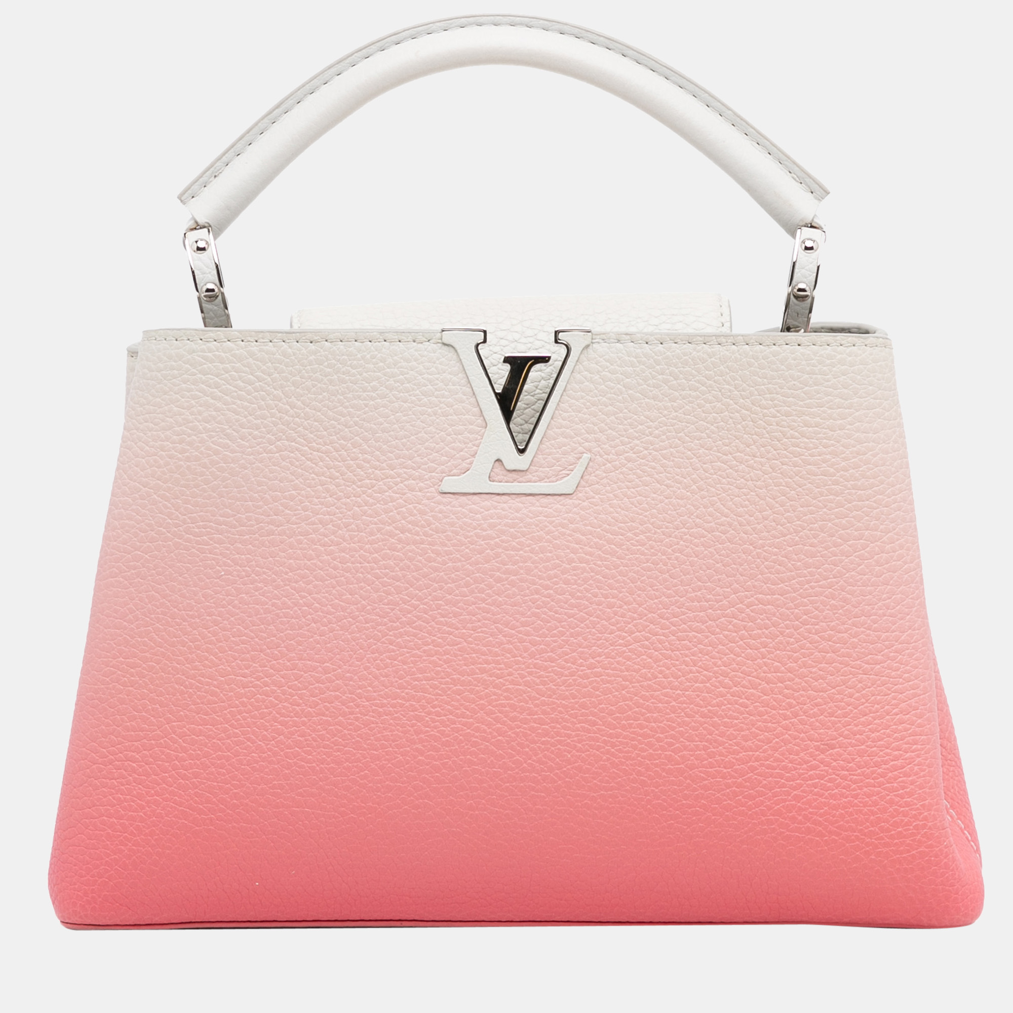 Louis Vuitton Pink/White Ombre Capucines BB