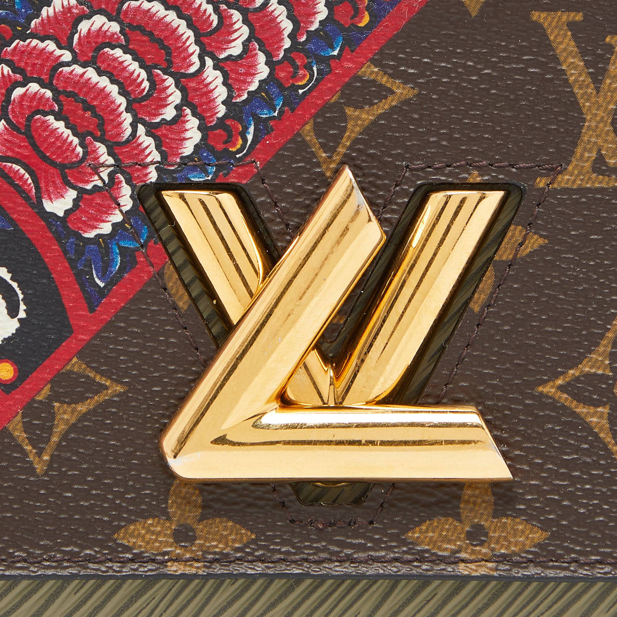 Louis Vuitton Monogram Canvas And Epi Leather Kabuki Twist Wallet