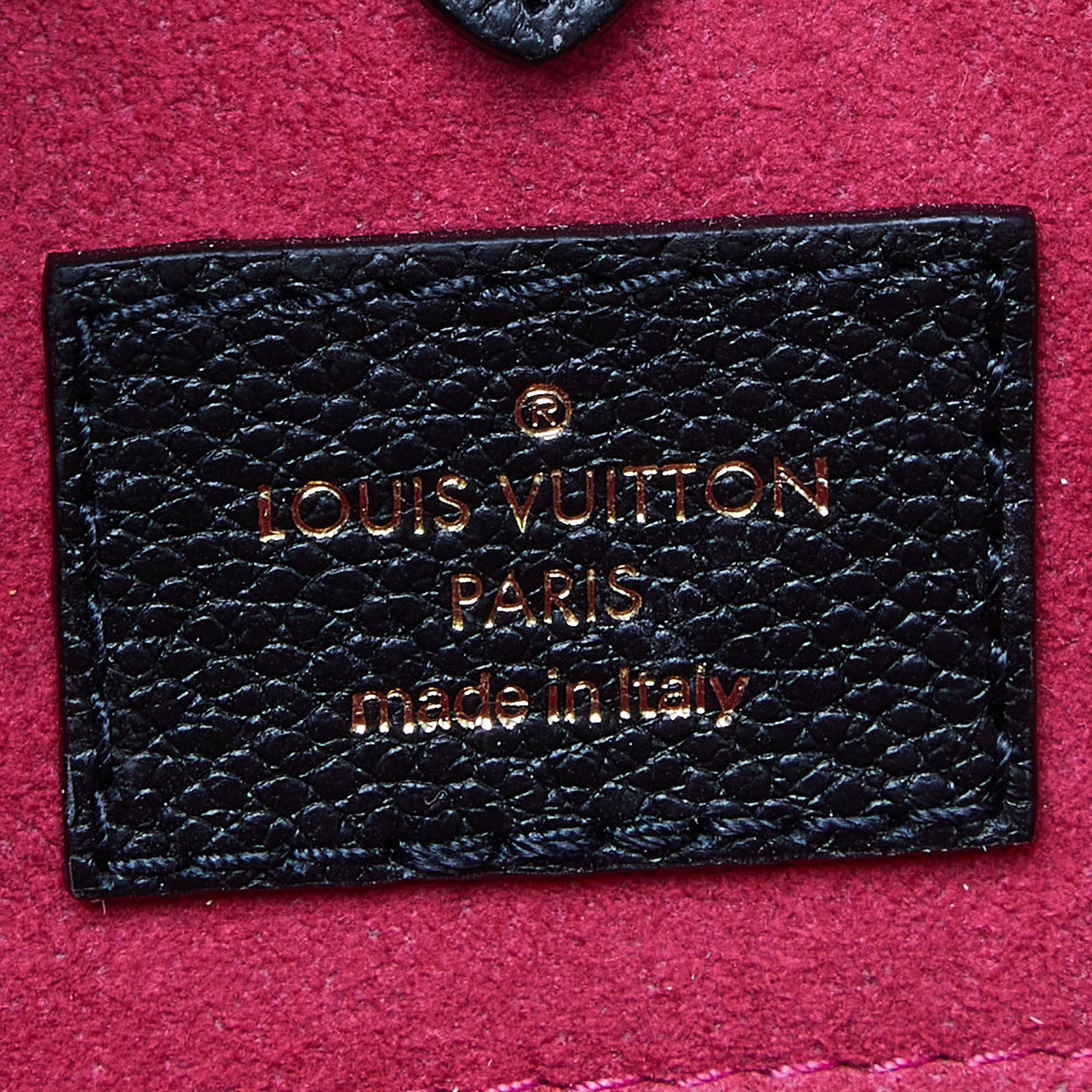 Louis Vuitton Black Shearling Monogram OnTheGo GM Bag