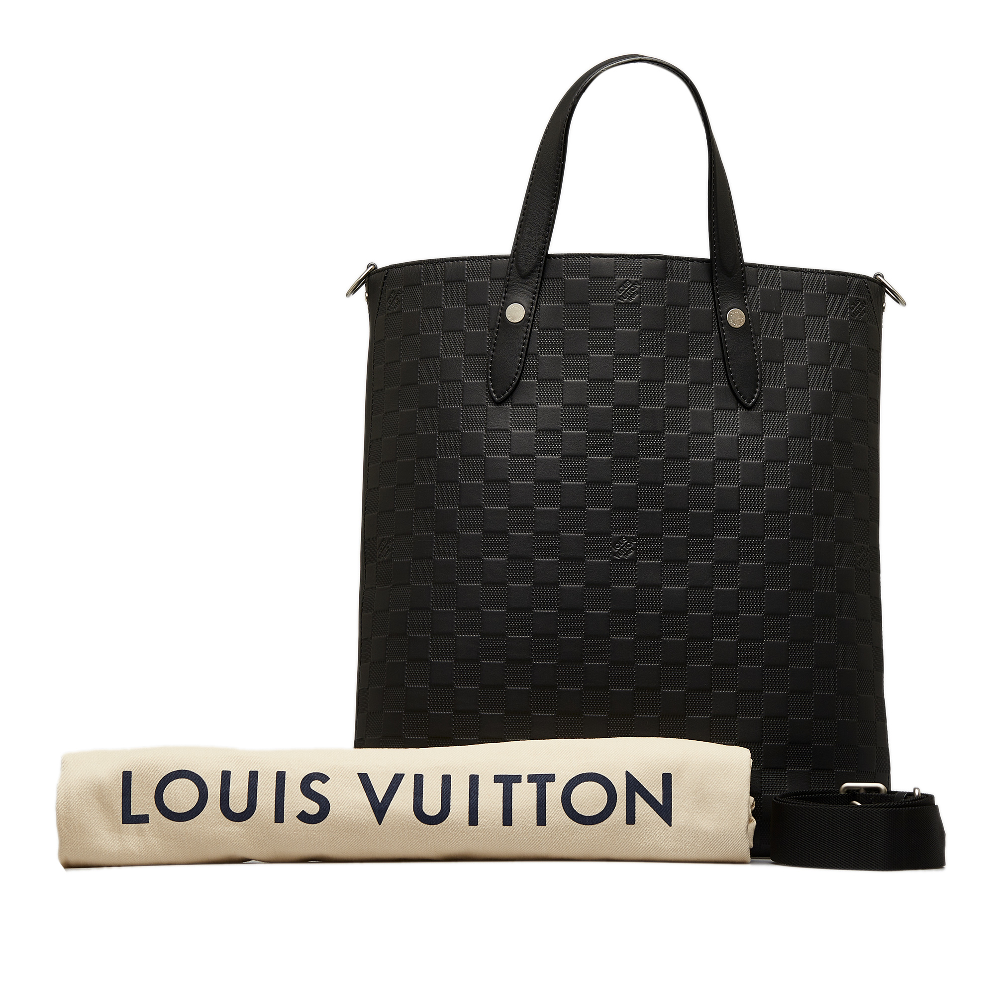 Louis Vuitton Black Damier Infini Apollo Tote