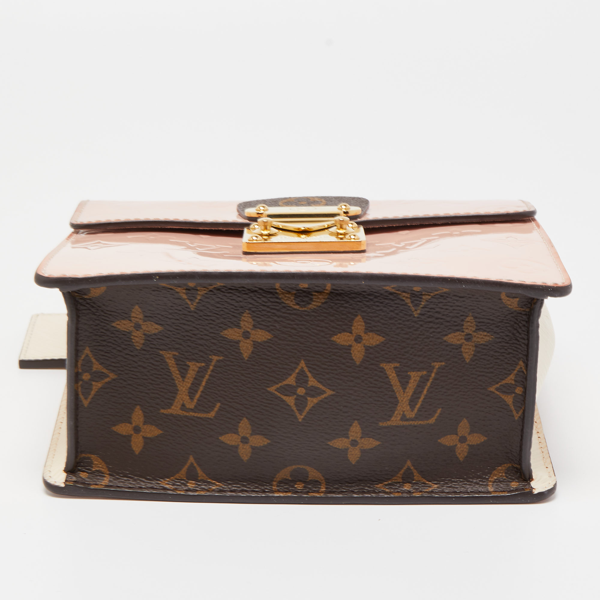 Louis Vuitton Marsmallow Monogram Vernis Spring Street Bag
