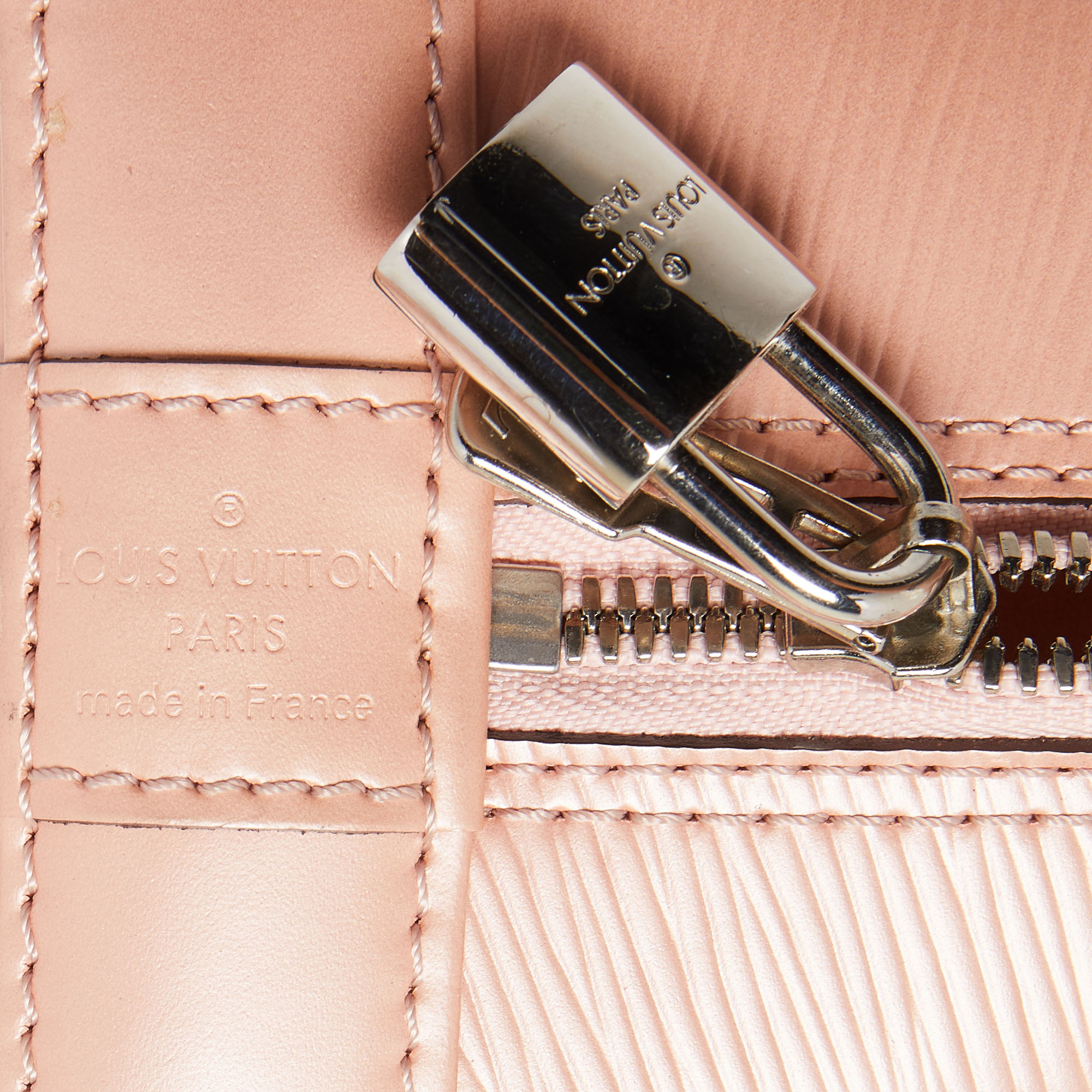 Louis Vuitton Rose Nacre Epi Leather Alma PM Bag