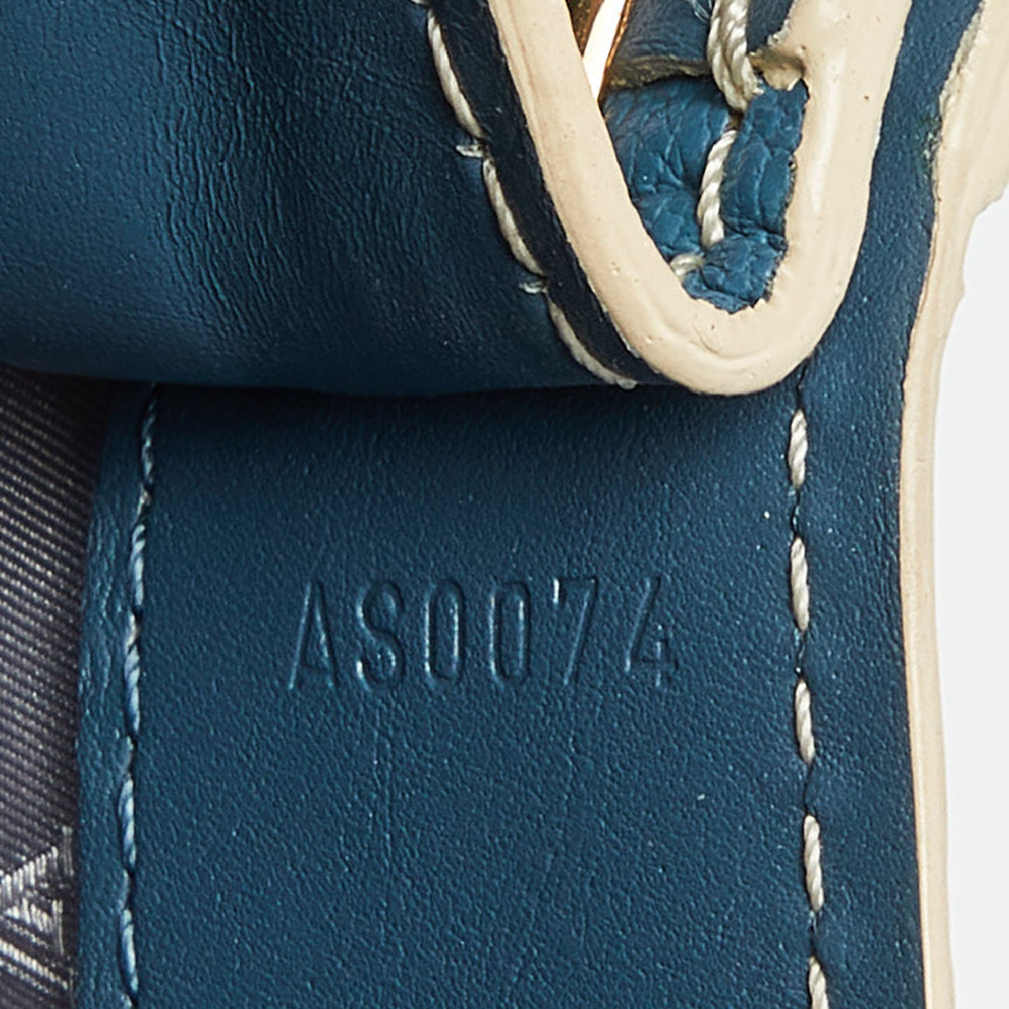 Louis Vuitton Blue Leather Suhali Le Fabuleux Bag