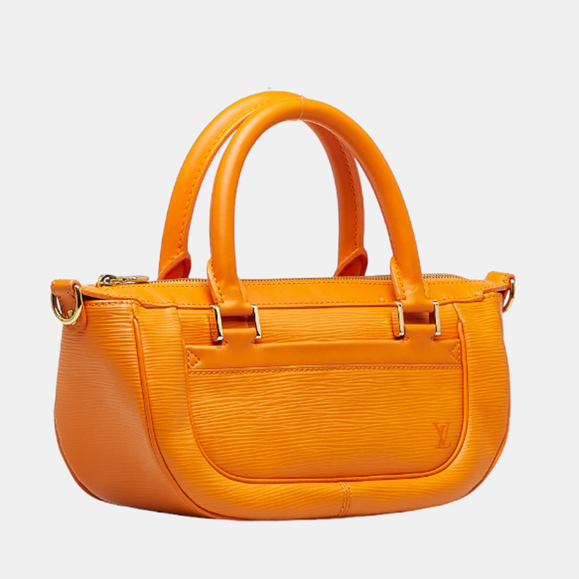 Louis Vuitton Orange Animal Skin Epi Danura PM Handbag