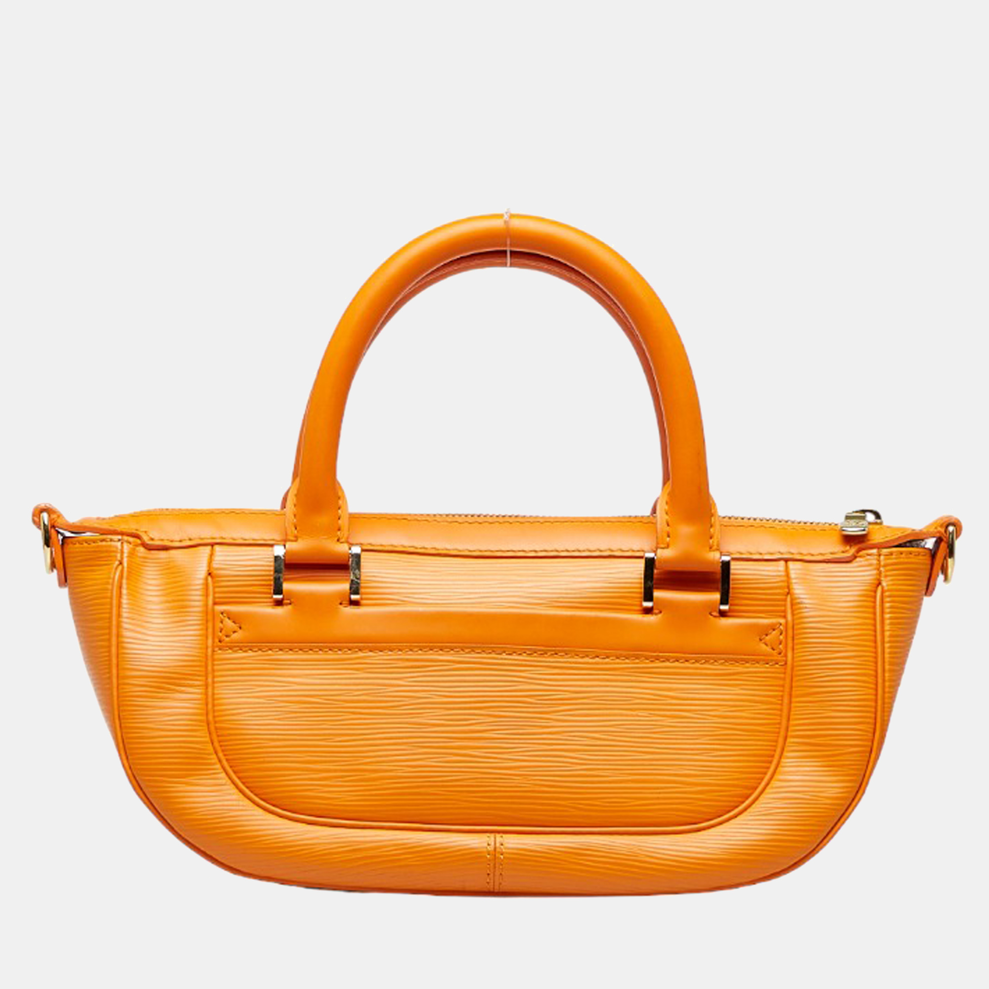 Louis Vuitton Orange Animal Skin Epi Danura PM Handbag