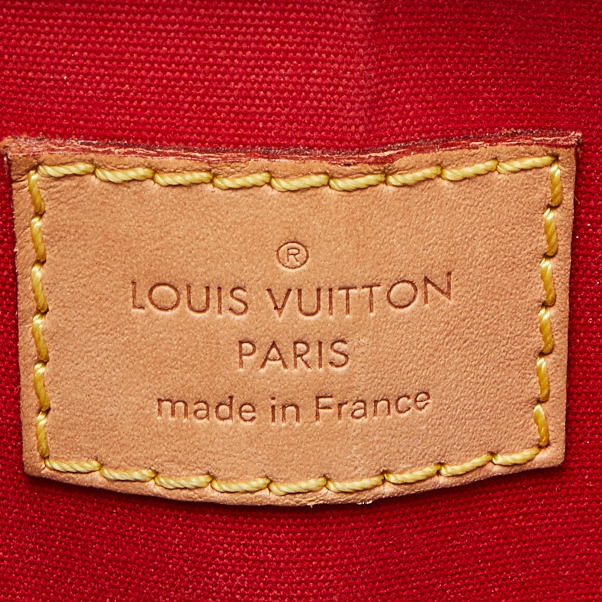 Louis Vuitton Orange Sunset Monogram Vernis Alma PM Bag