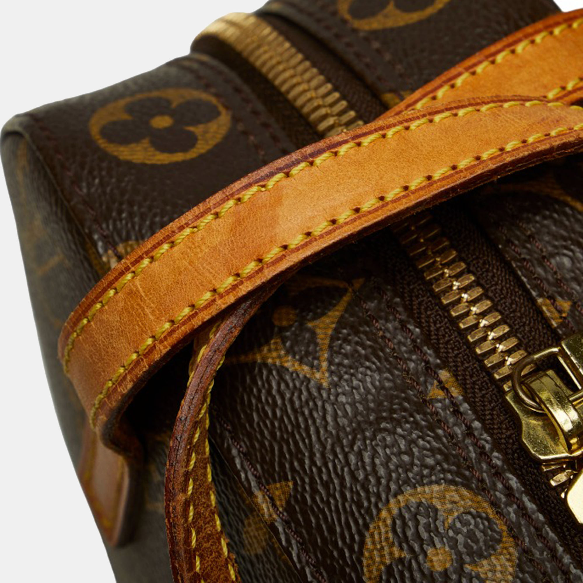 Louis Vuitton Brown Canvas Monogram Spontini Top Handle Bag