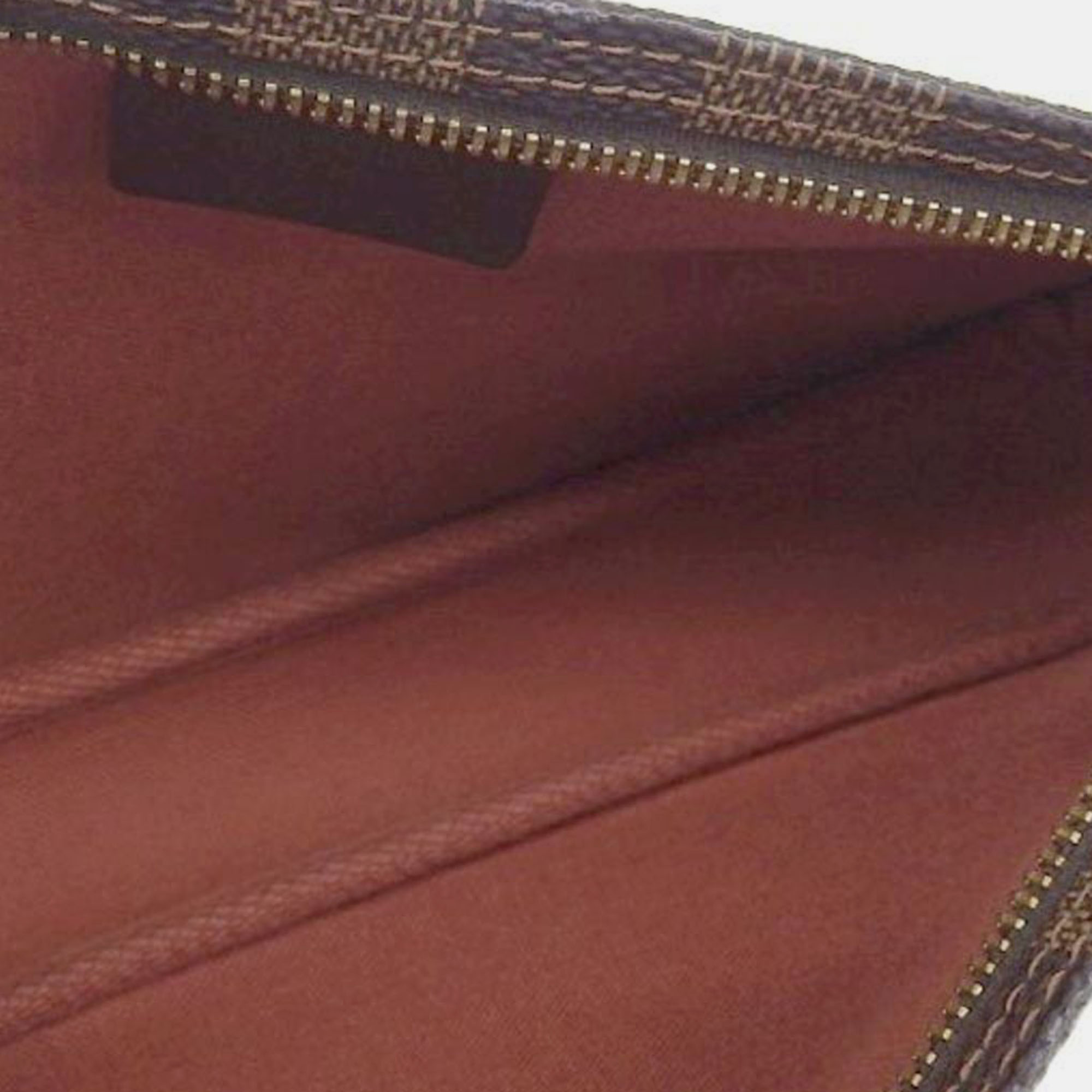 Louis Vuitton Brown Damier Ebene Canvas Navona Pochette Shoulder Bag