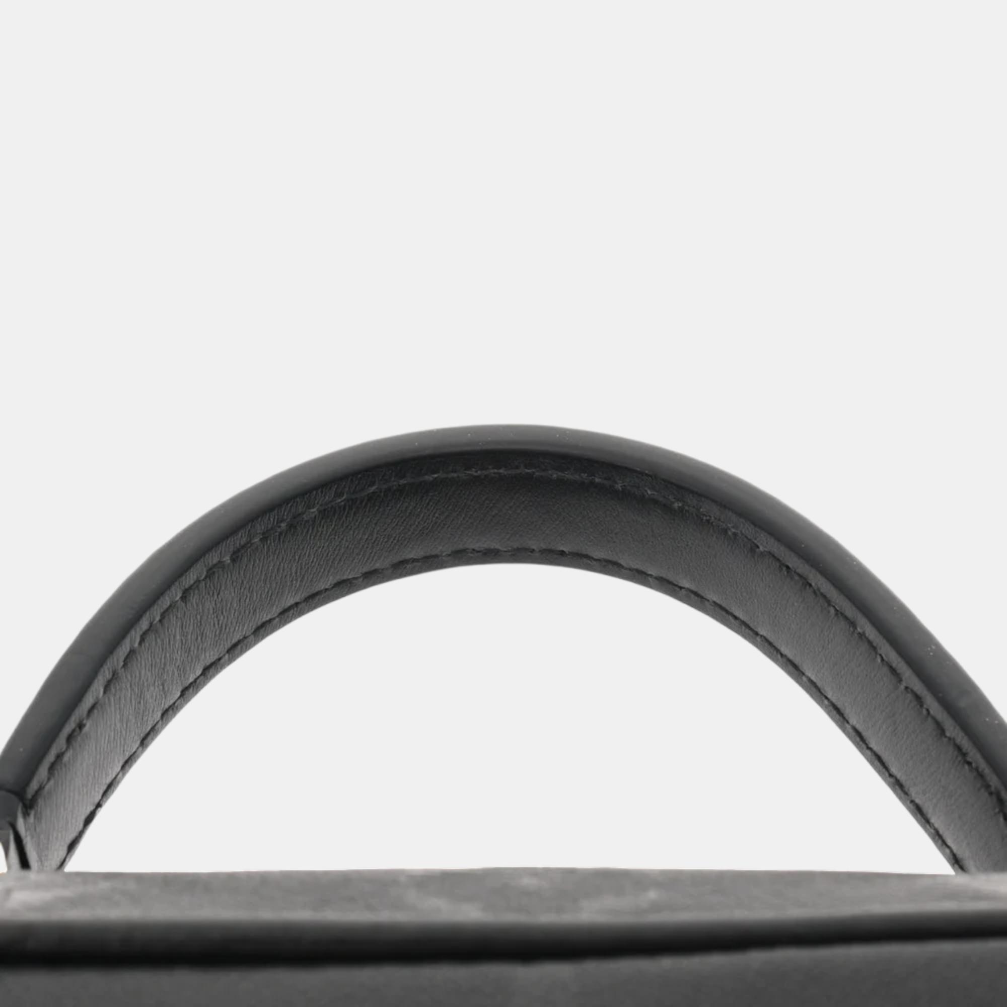 Louis Vuitton Black Monogram Leather Ink PM Vanity Case
