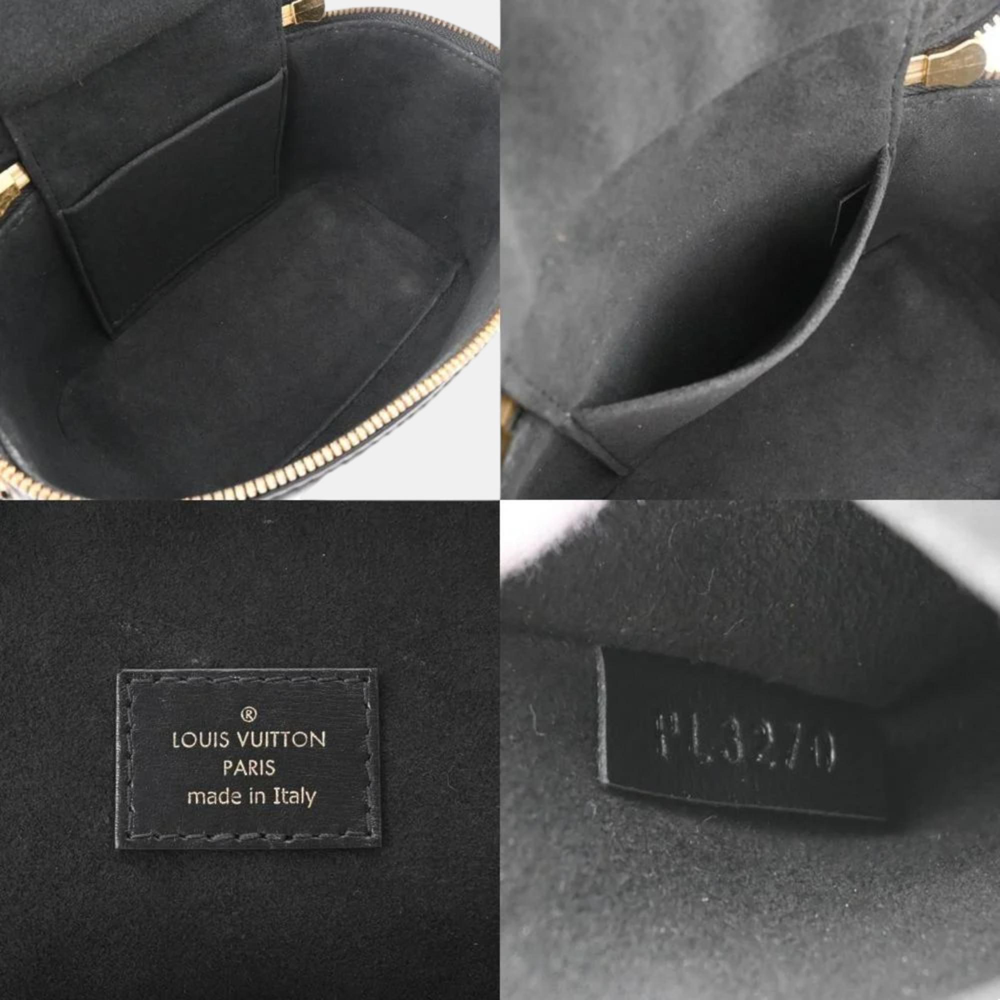 Louis Vuitton Black Monogram Leather Ink PM Vanity Case