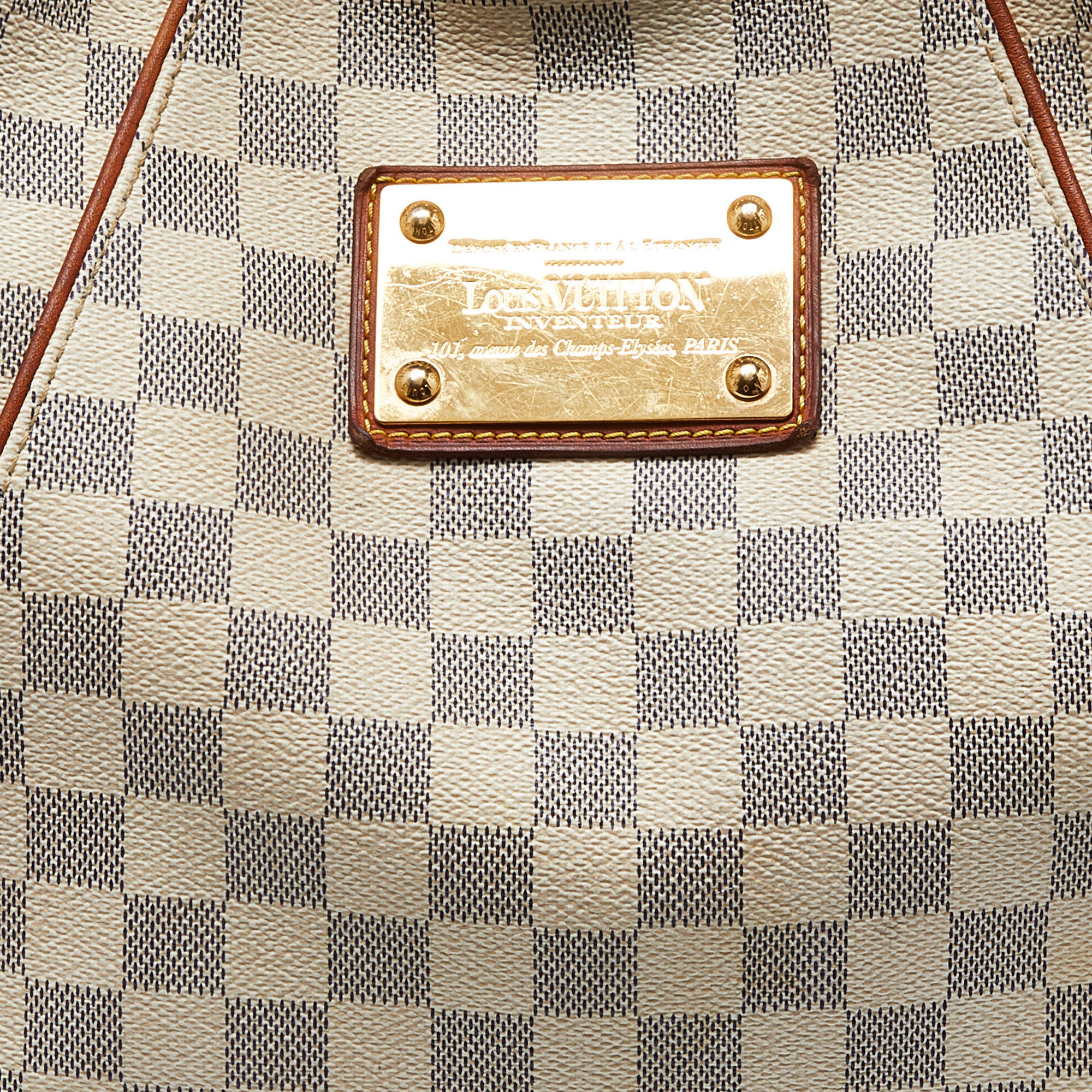 Louis Vuitton Damier Azur Canvas Galliera PM Bag