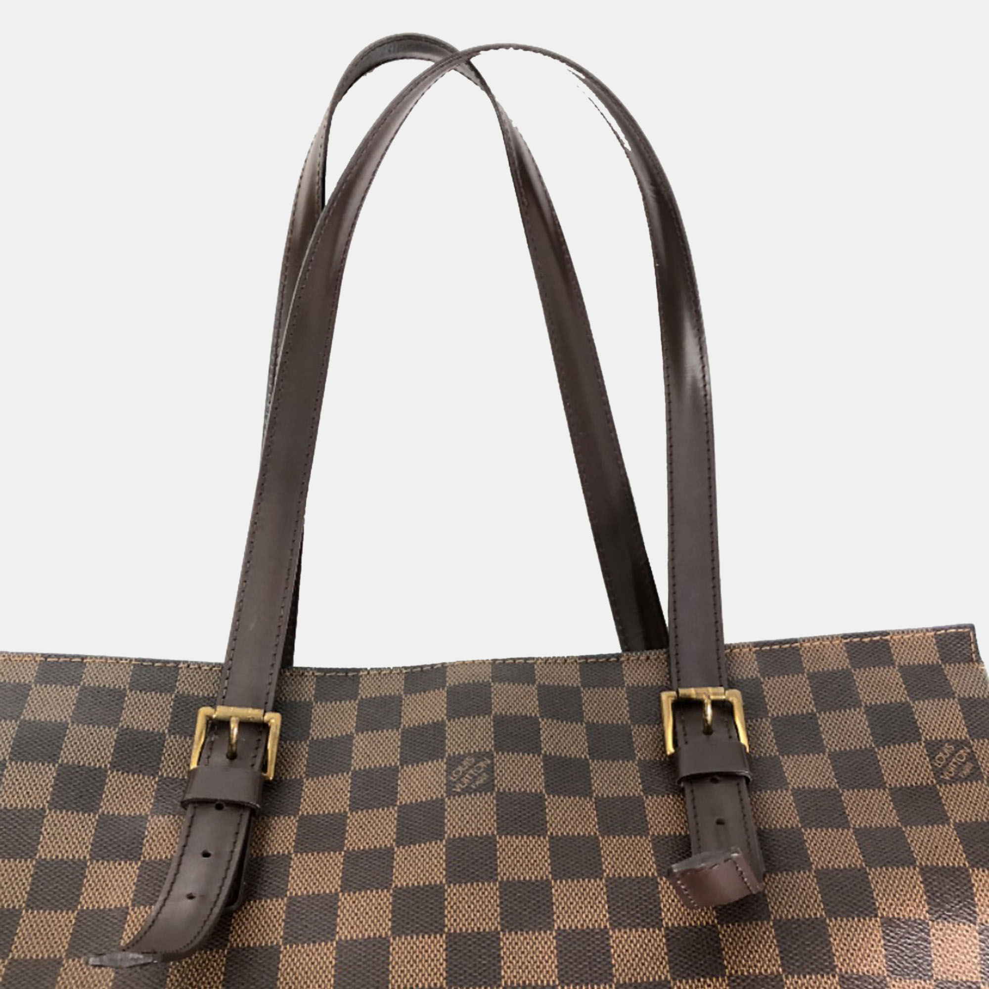 Louis Vuitton Brown Canvas Damier Ebene Chelsea Tote Bag