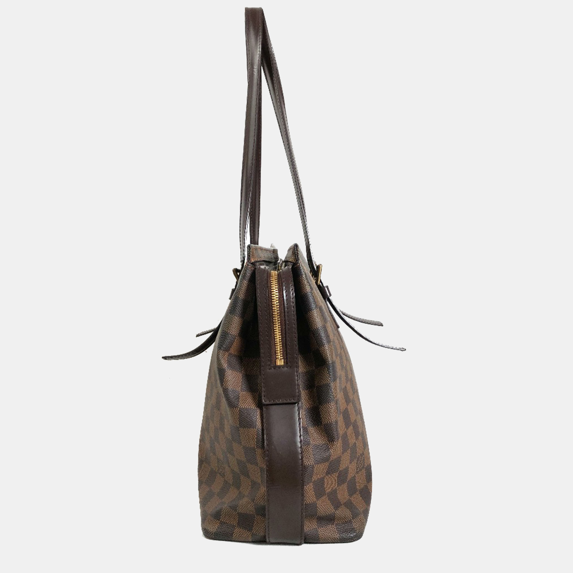 Louis Vuitton Brown Canvas Damier Ebene Chelsea Tote Bag