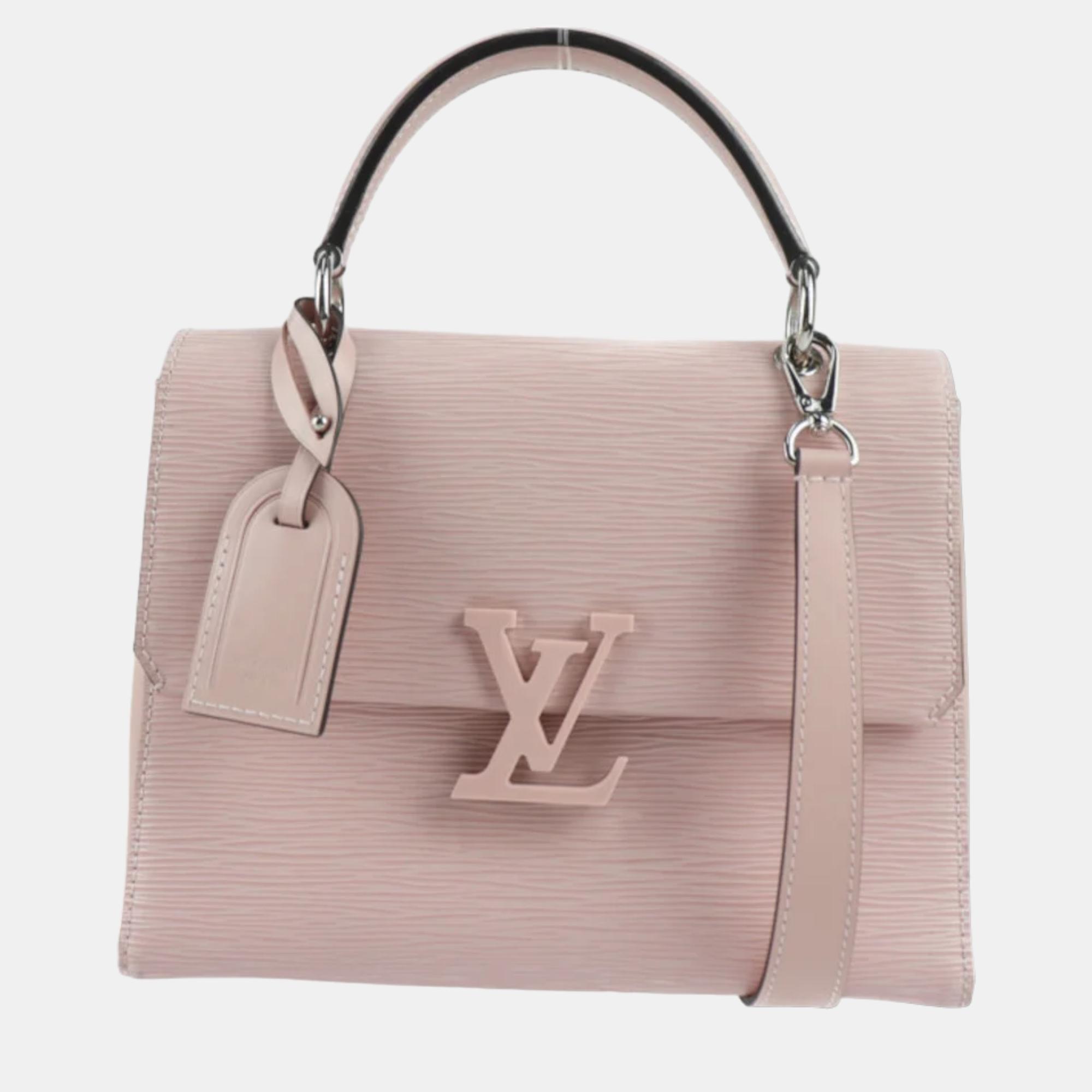 Louis vuitton pink epi leather grenelle pm shoulder bag