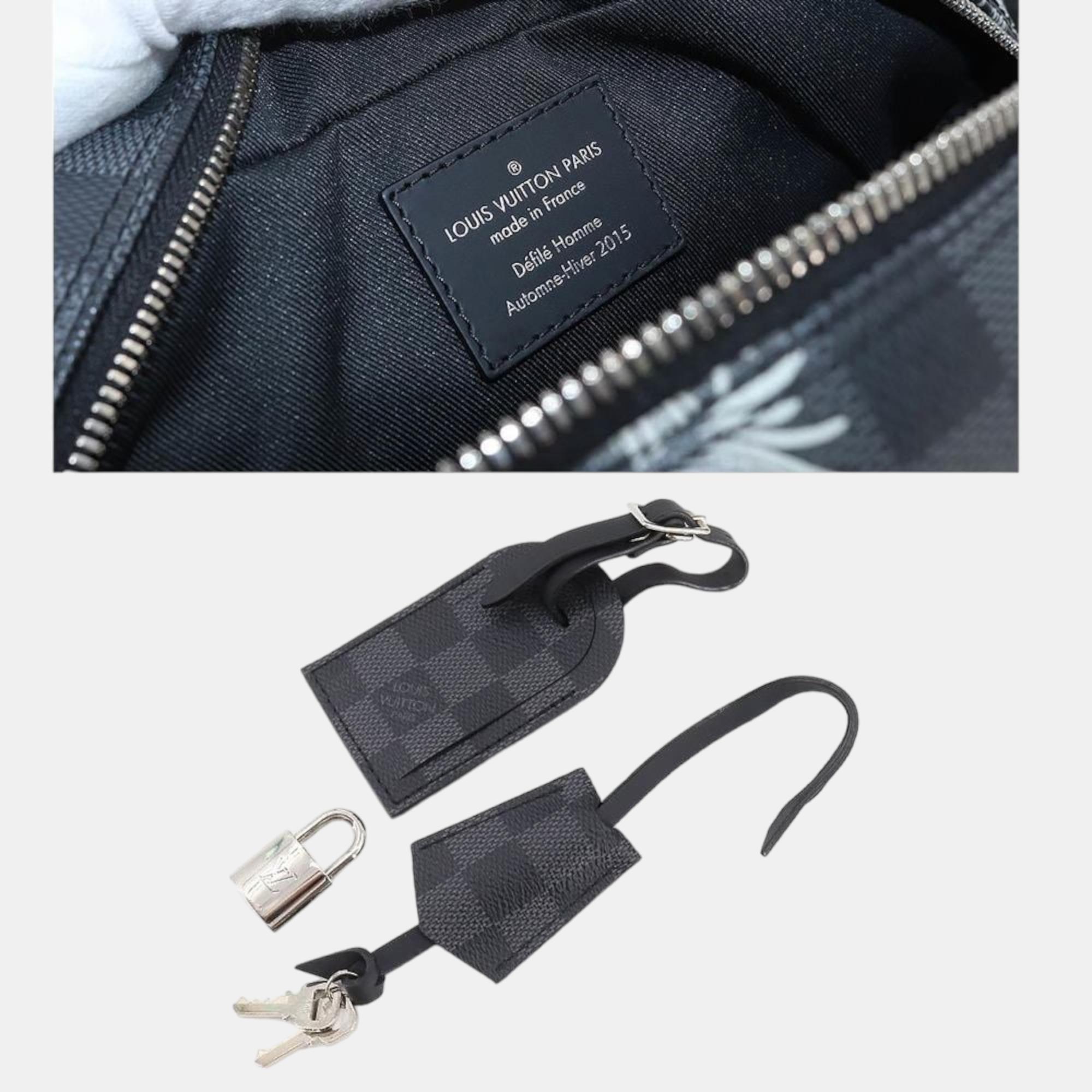 Louis Vuitton X Christopher Nemeth Rope Black  Canvas Shoulder Bag