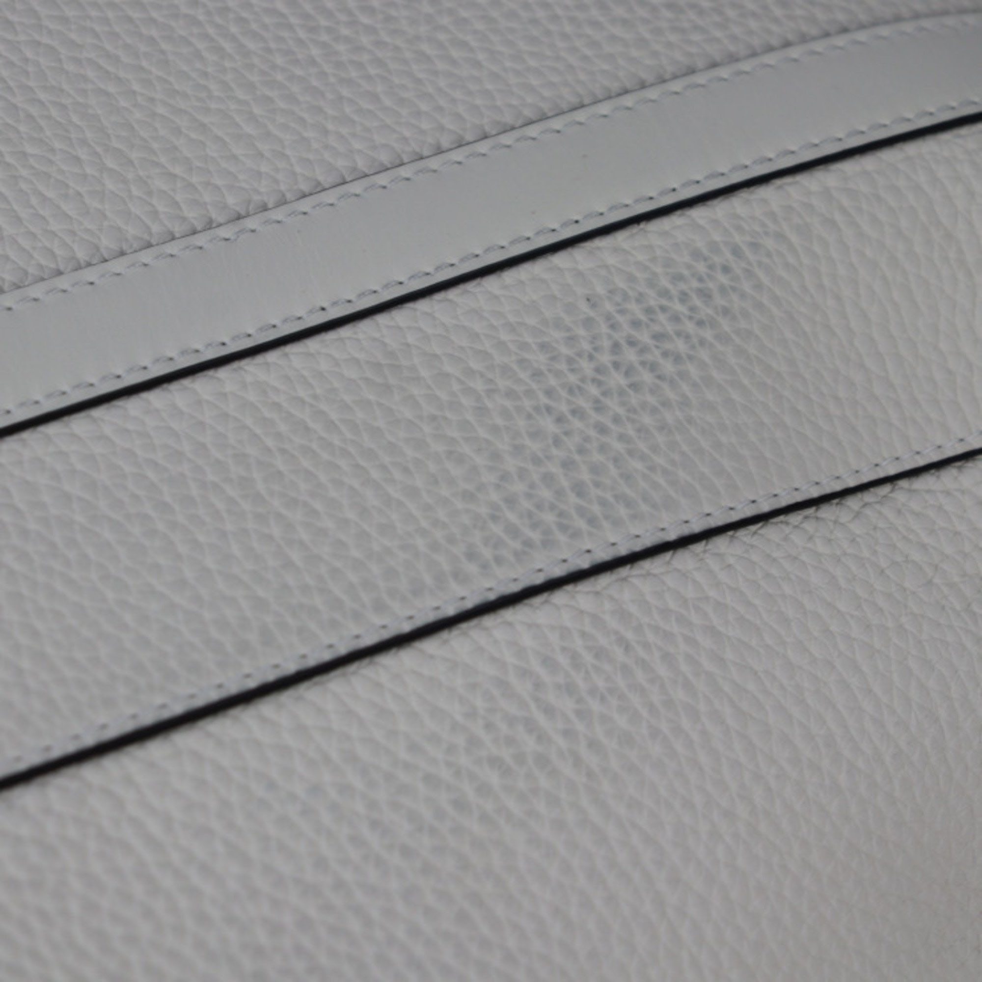 Louis Vuitton White Leather Christopher Tote Bag