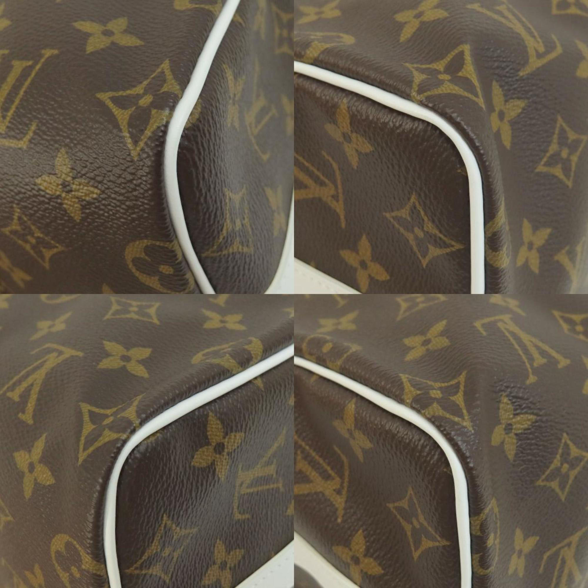 Louis Vuitton Brown Monogram Canvas Match Speedy Bandouliere 25 Satchel