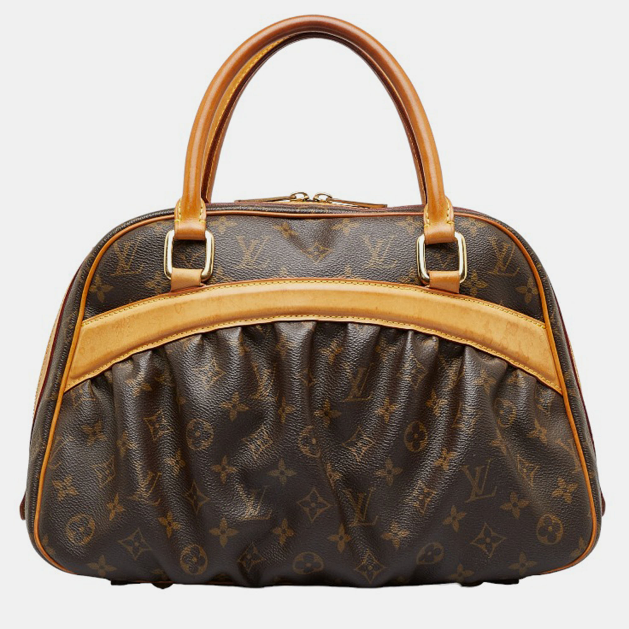 Louis Vuitton Brown Monogram Canvas Mitzi Top Handle Bag