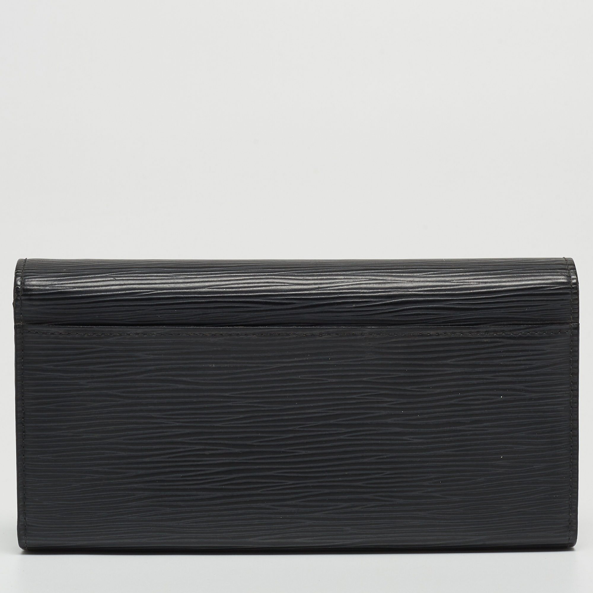 Louis Vuitton Black Epi Leather Sarah Wallet
