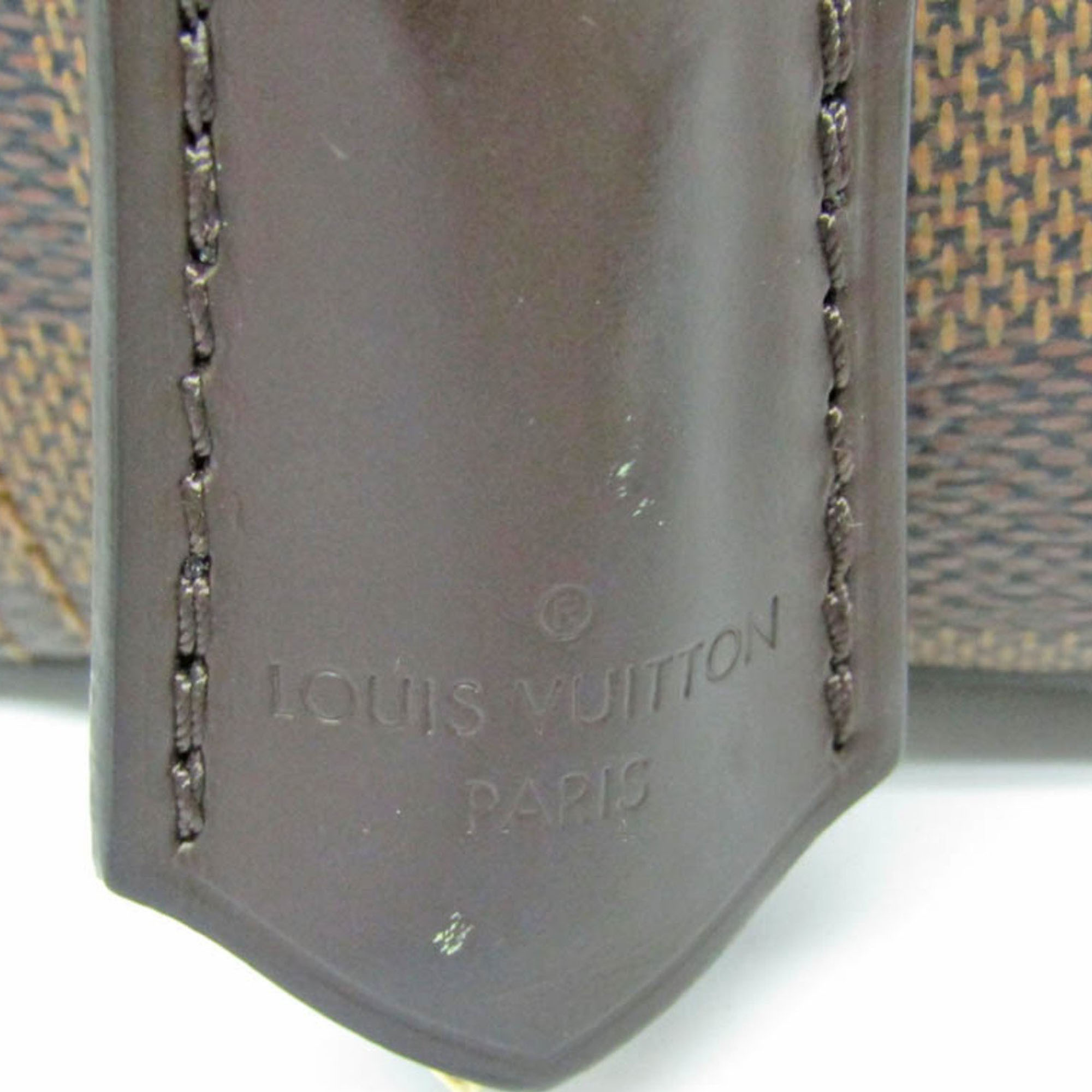 Louis Vuitton Beige Damier Ebene Canvas Jersey Tote Bag