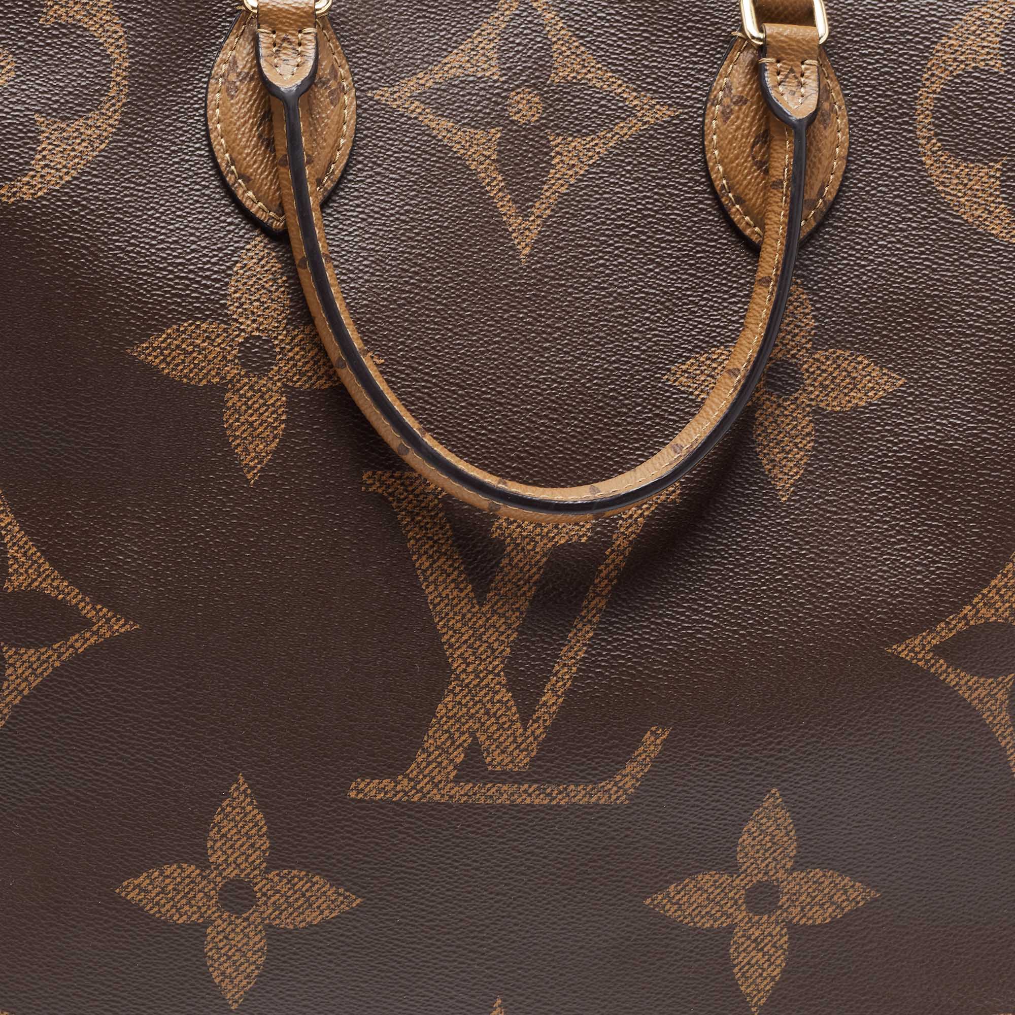 Louis Vuitton Monogram Reverse Giant Canvas OnTheGo GM Bag