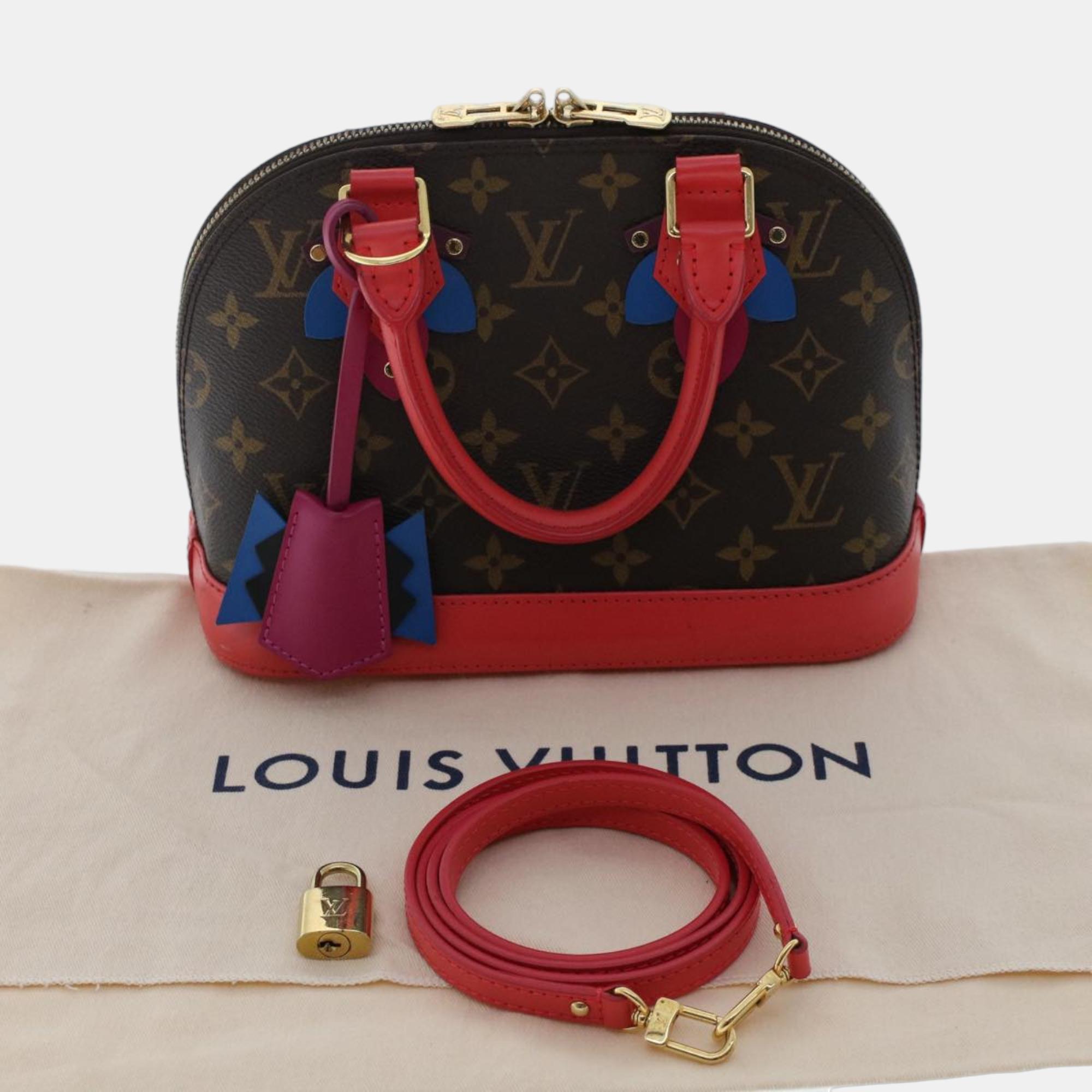 Louis Vuitton Brown Canvas Alma BB Handbag