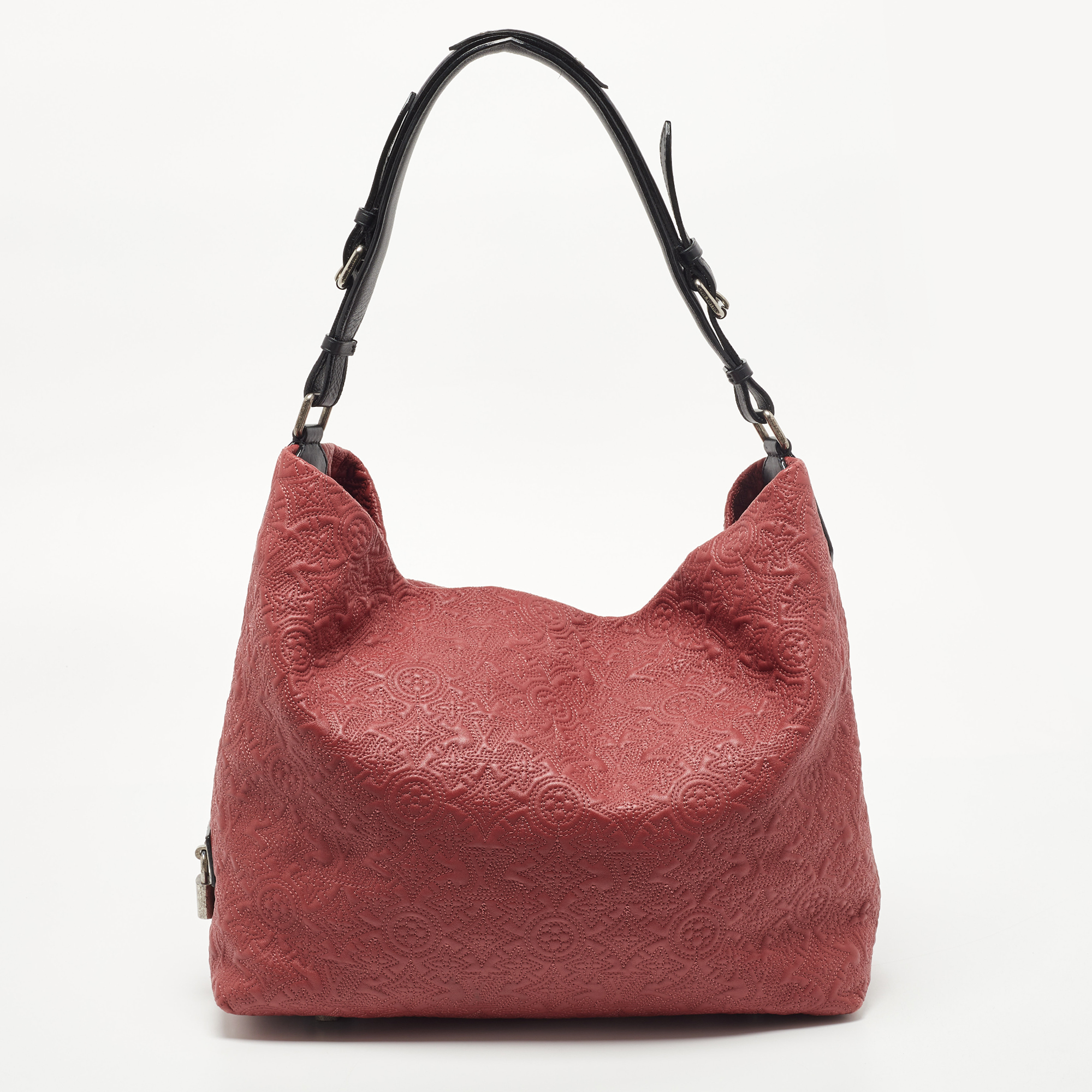 Louis Vuitton Framboise Monogram Leather Antheia PM Bag