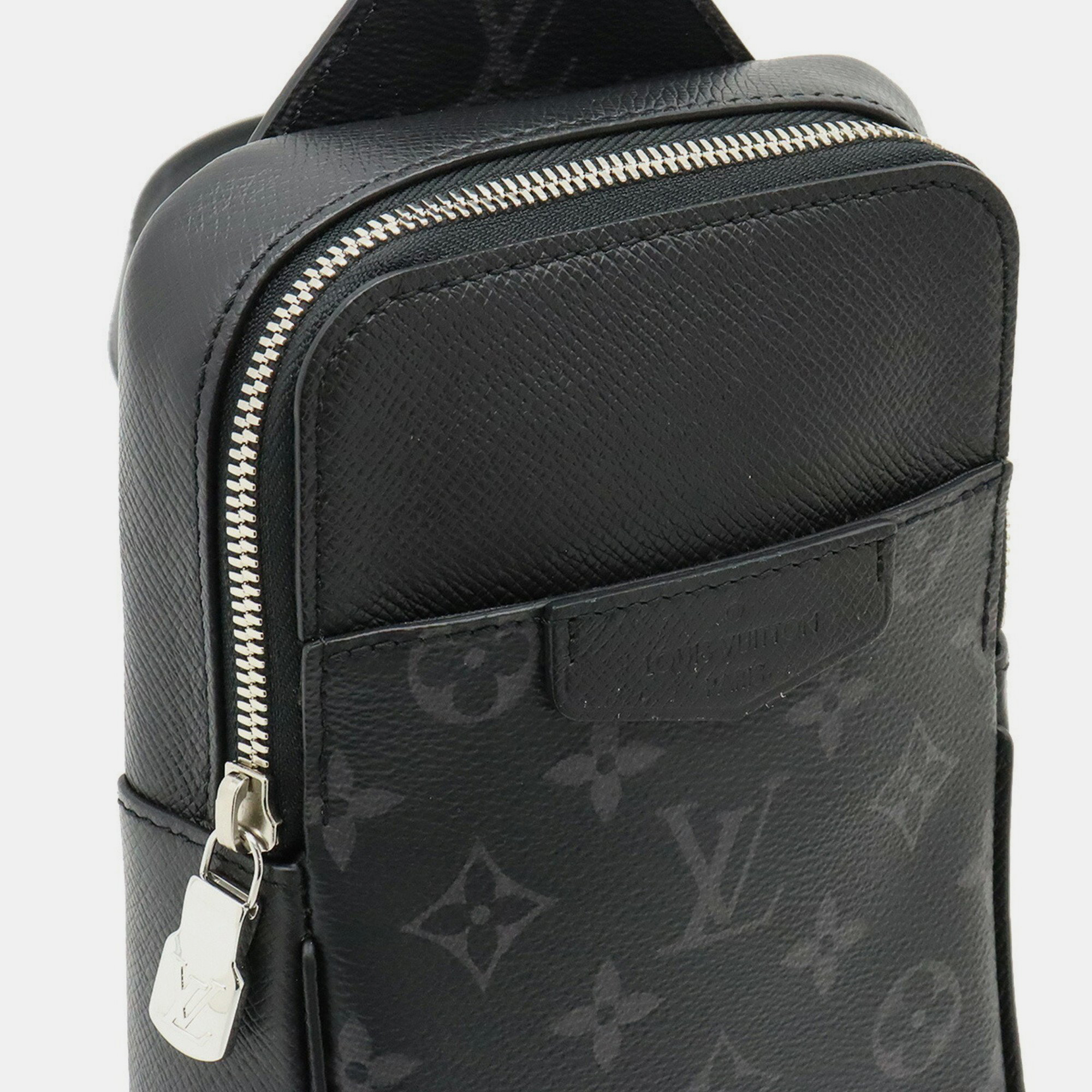 Louis Vuitton Black Monogram Canvas And Leather Taigarama Outdoor Sling Bag