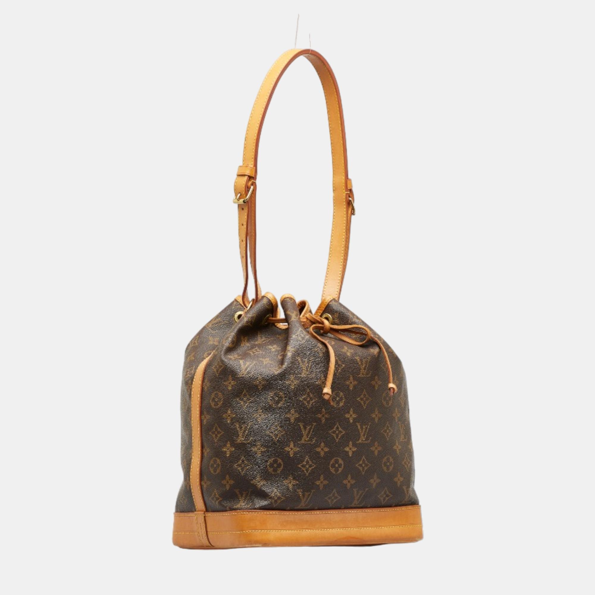 

Louis Vuitton Brown Canvas Monogram Noe Shoulder Bag