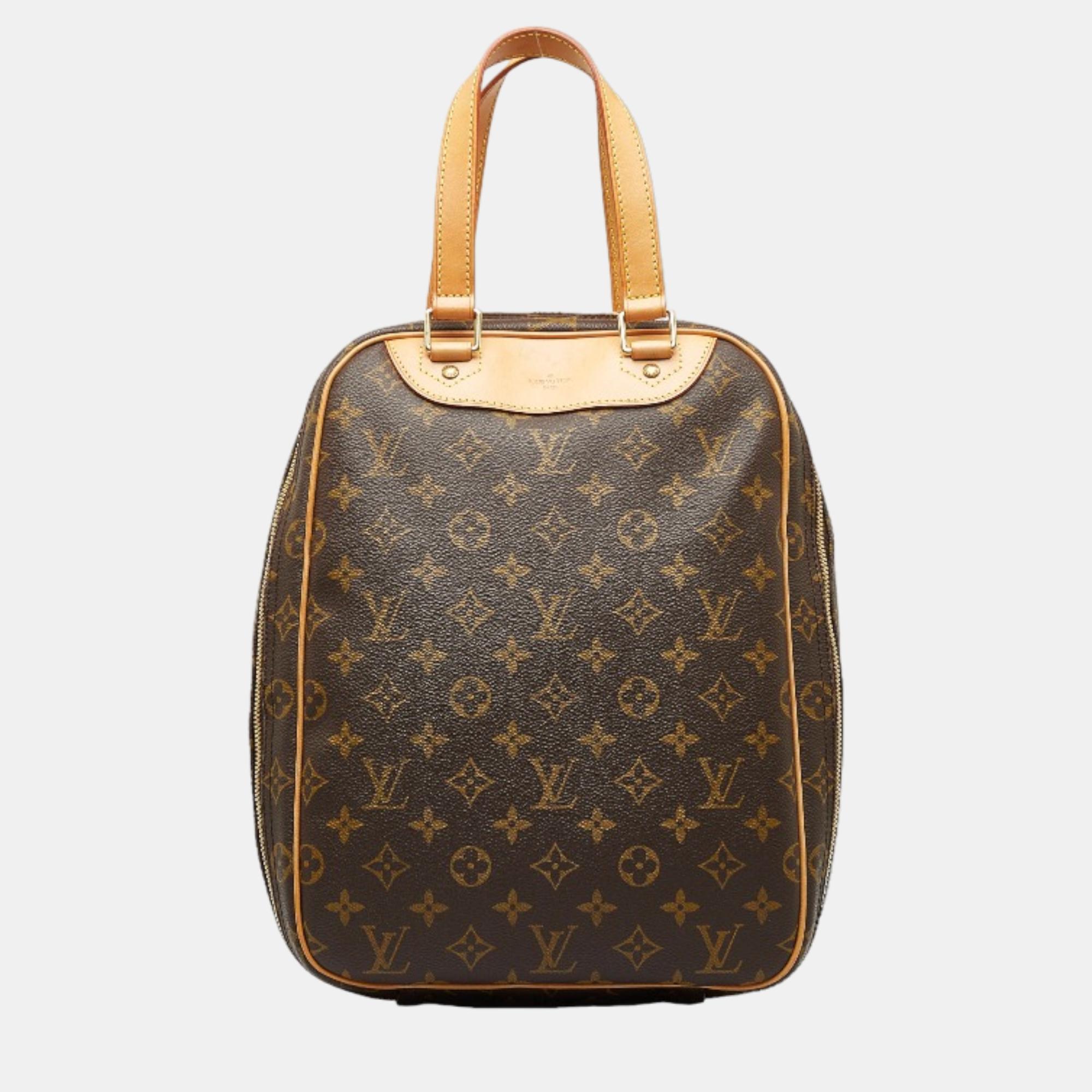 Louis Vuitton Brown Canvas Monogram Excursion Handbag