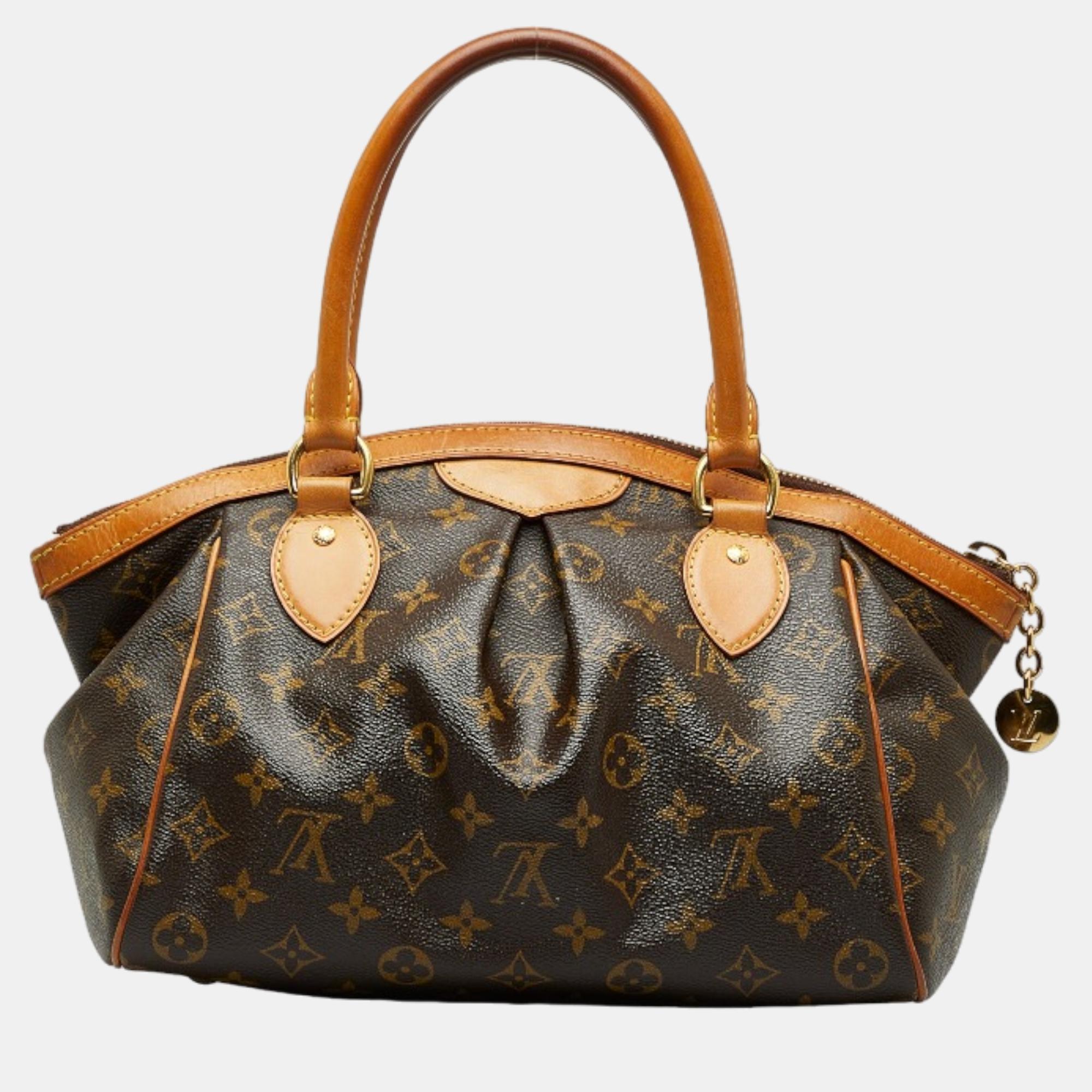 Louis Vuitton Brown Canvas Monogram Tivoli PM Handbag
