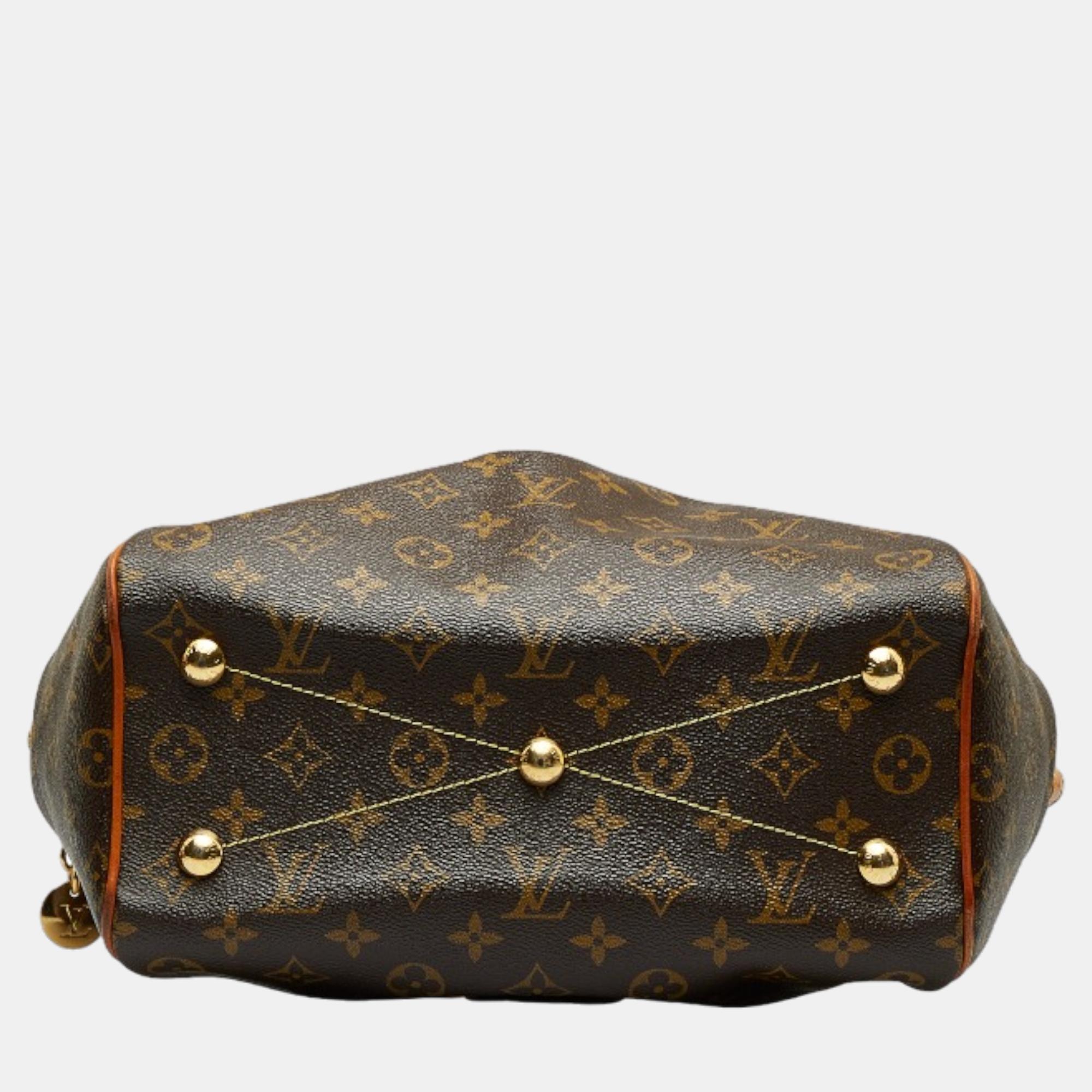 Louis Vuitton Brown Canvas Monogram Tivoli PM Handbag