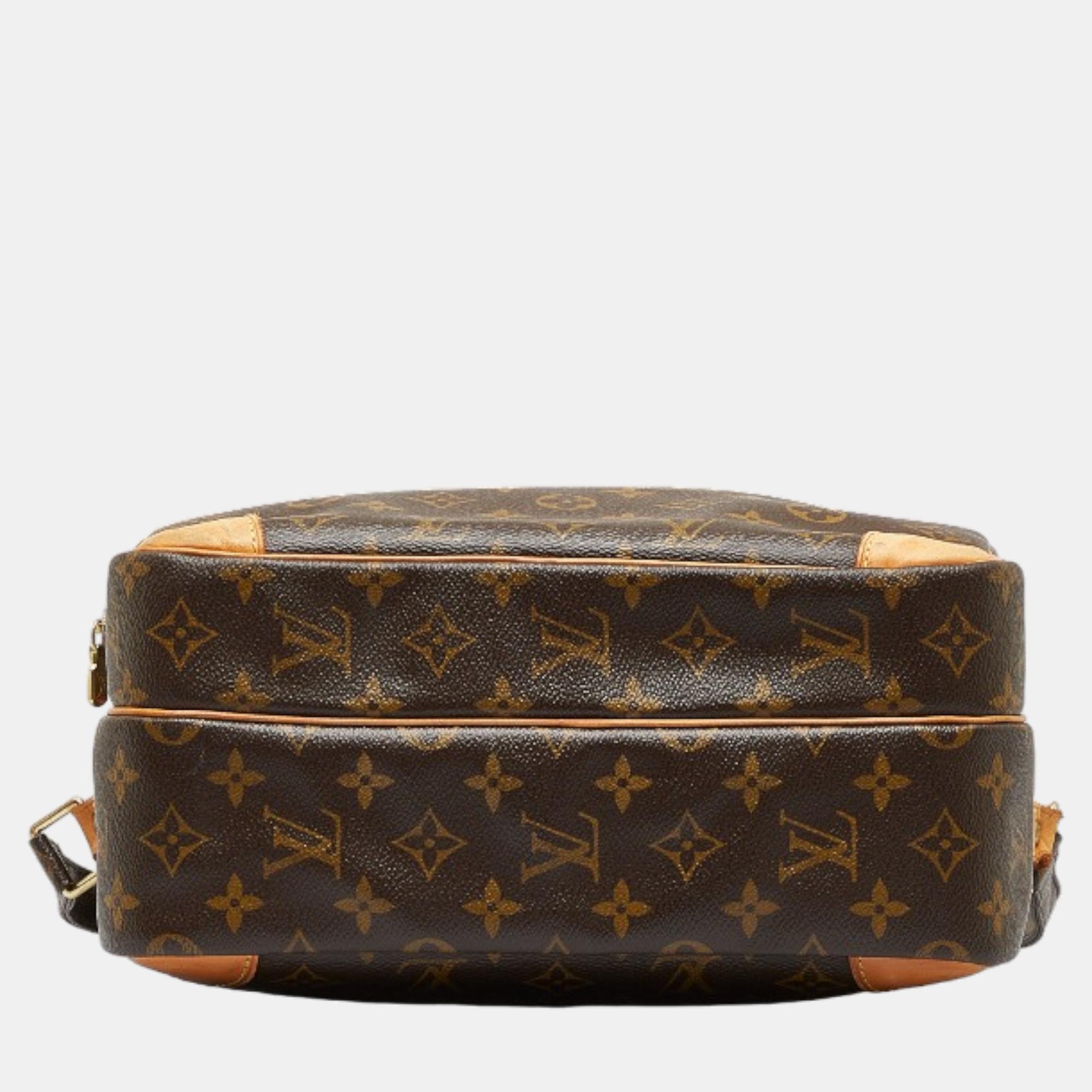 Louis Vuitton Brown Canvas Monogram Nile Bag Crossbody Bag