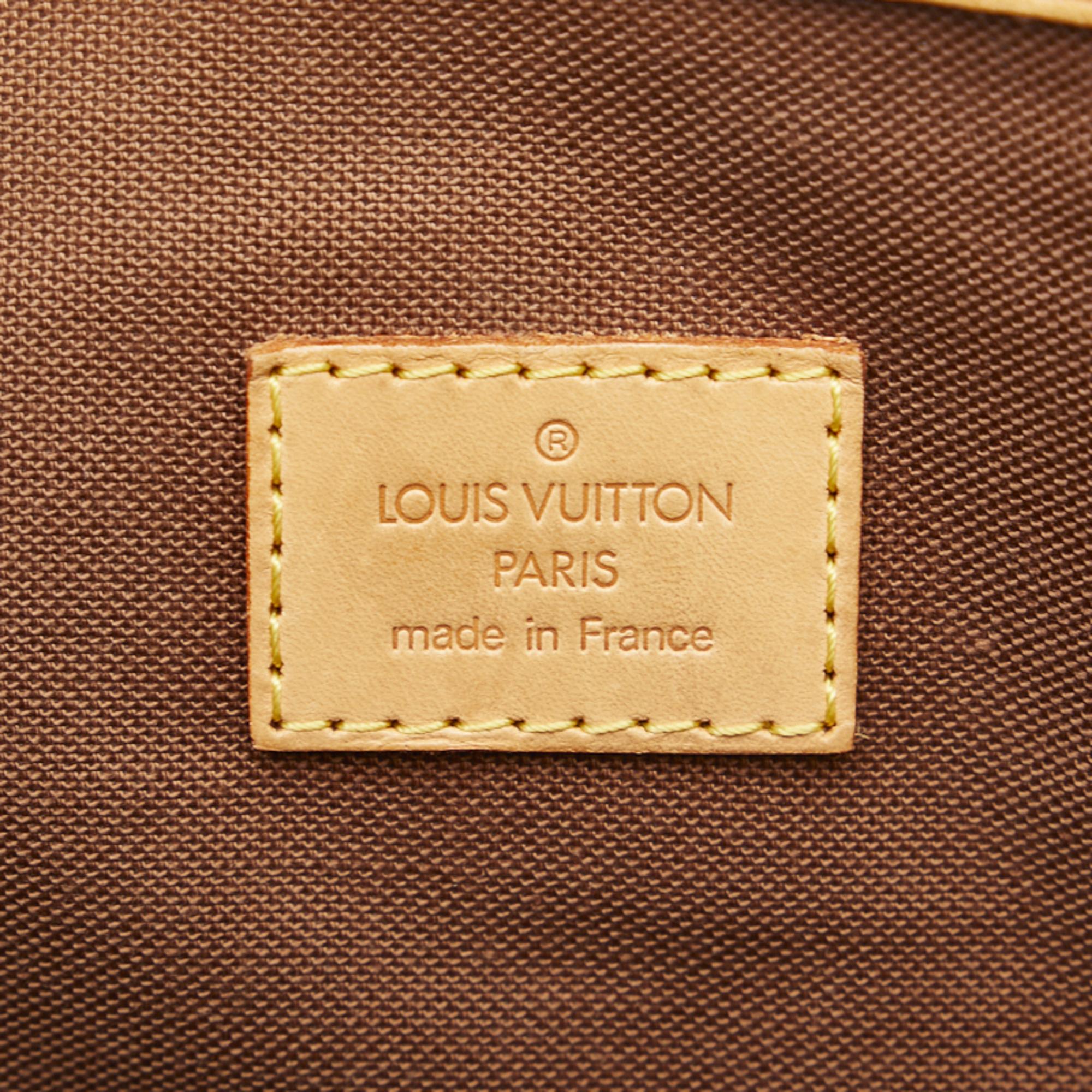 Louis Vuitton Brown Canvas Monogram Batignolles Vertical Tote Bag