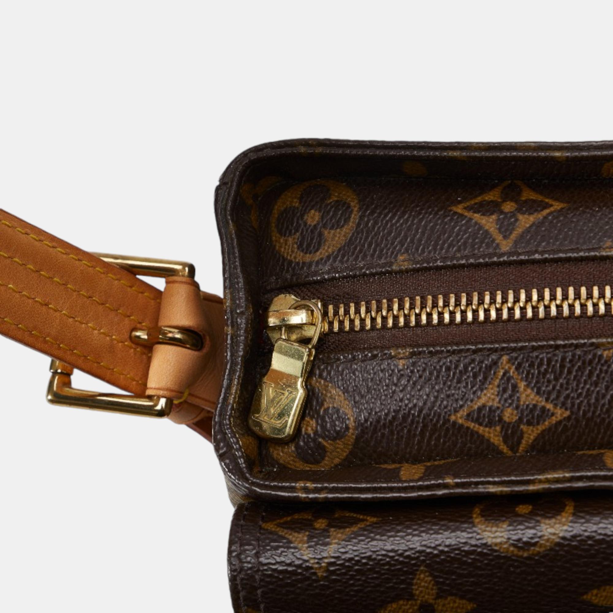 Louis Vuitton Brown Canvas Monogram Viva Cite MM Shoulder Bag