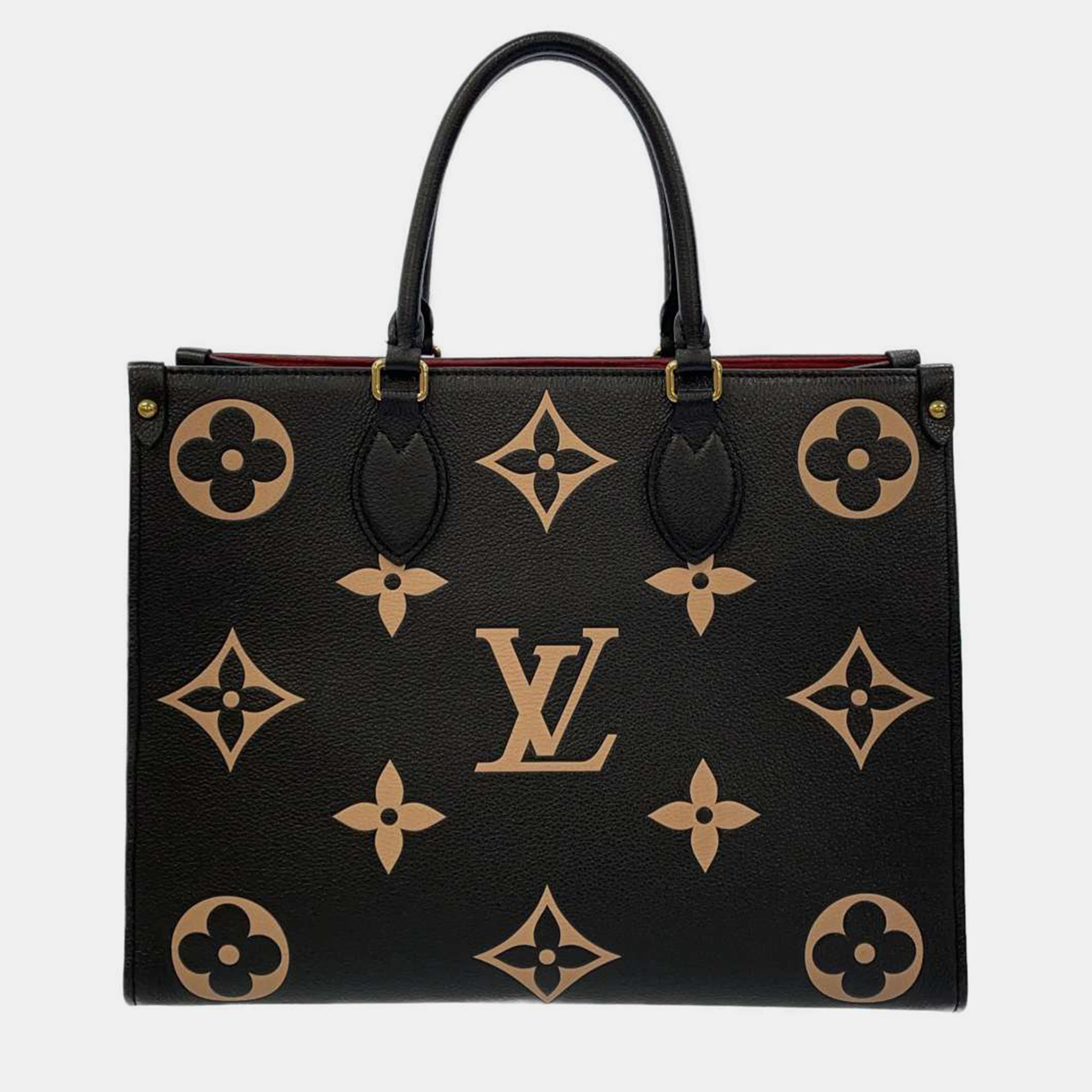 Louis Vuitton Bicolor Monogram Giant Empreinte Leather OnTheGo MM Tote Bag