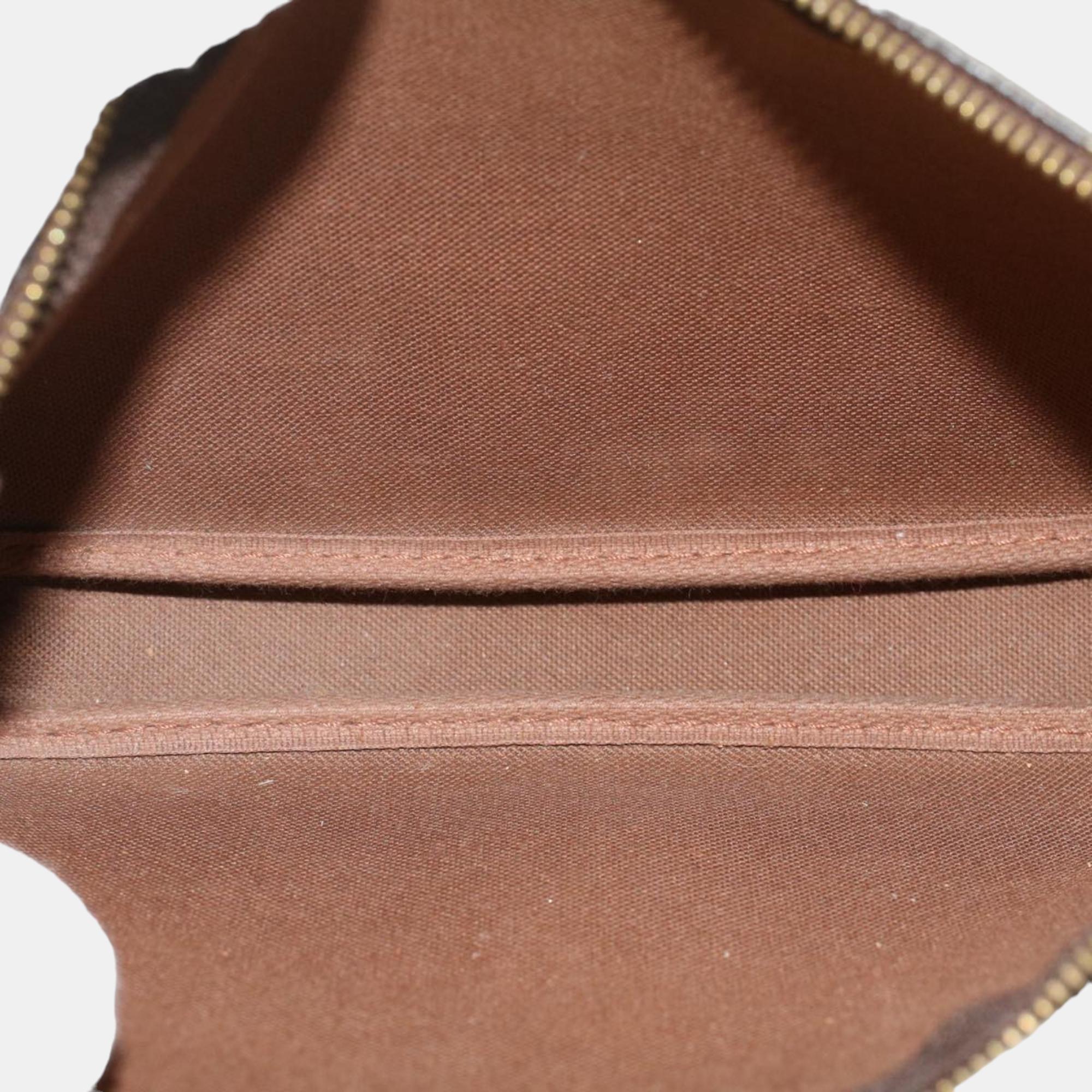 Louis Vuitton Brown Monogram Canvas Pochette Accessoires Clutch Bag
