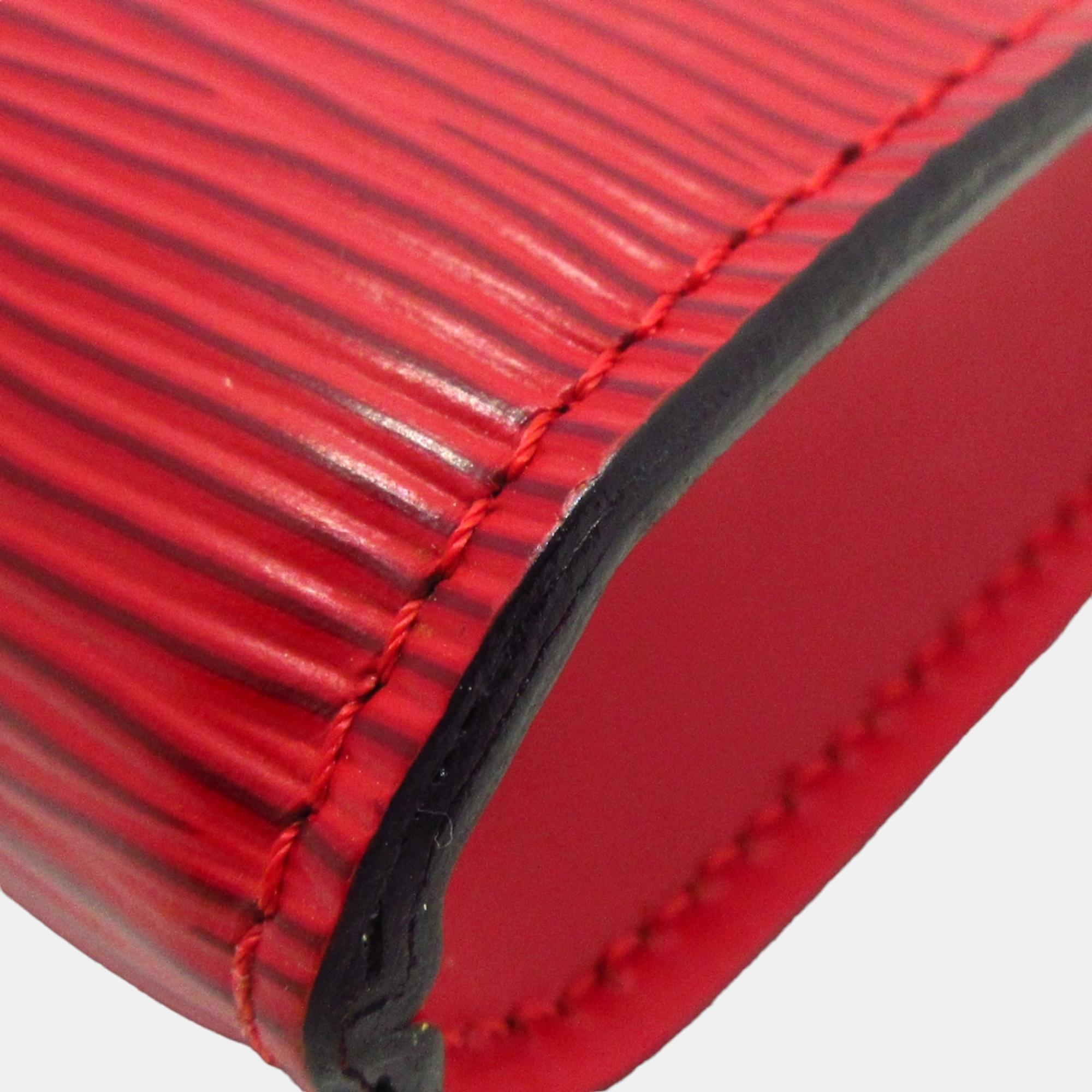 Louis Vuitton Red Epi Leather Pochette Accessoires 24 Clutch Bag