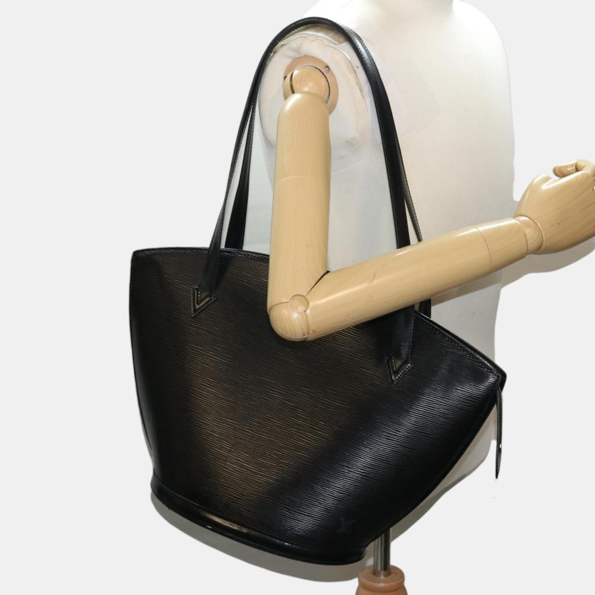 Louis Vuitton Black Epi Leather Saint Jacques Shoulder Bag