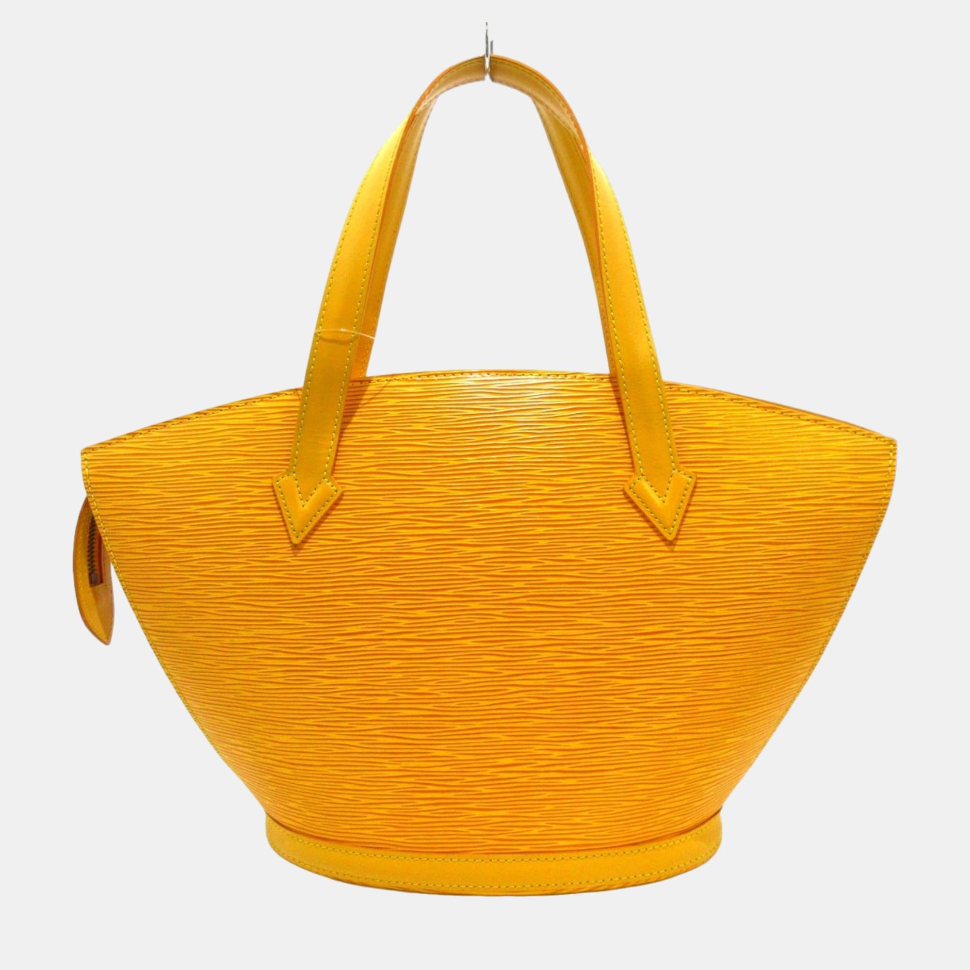 Louis Vuitton Yellow Epi Leather Saint Jacques Shoulder Bag