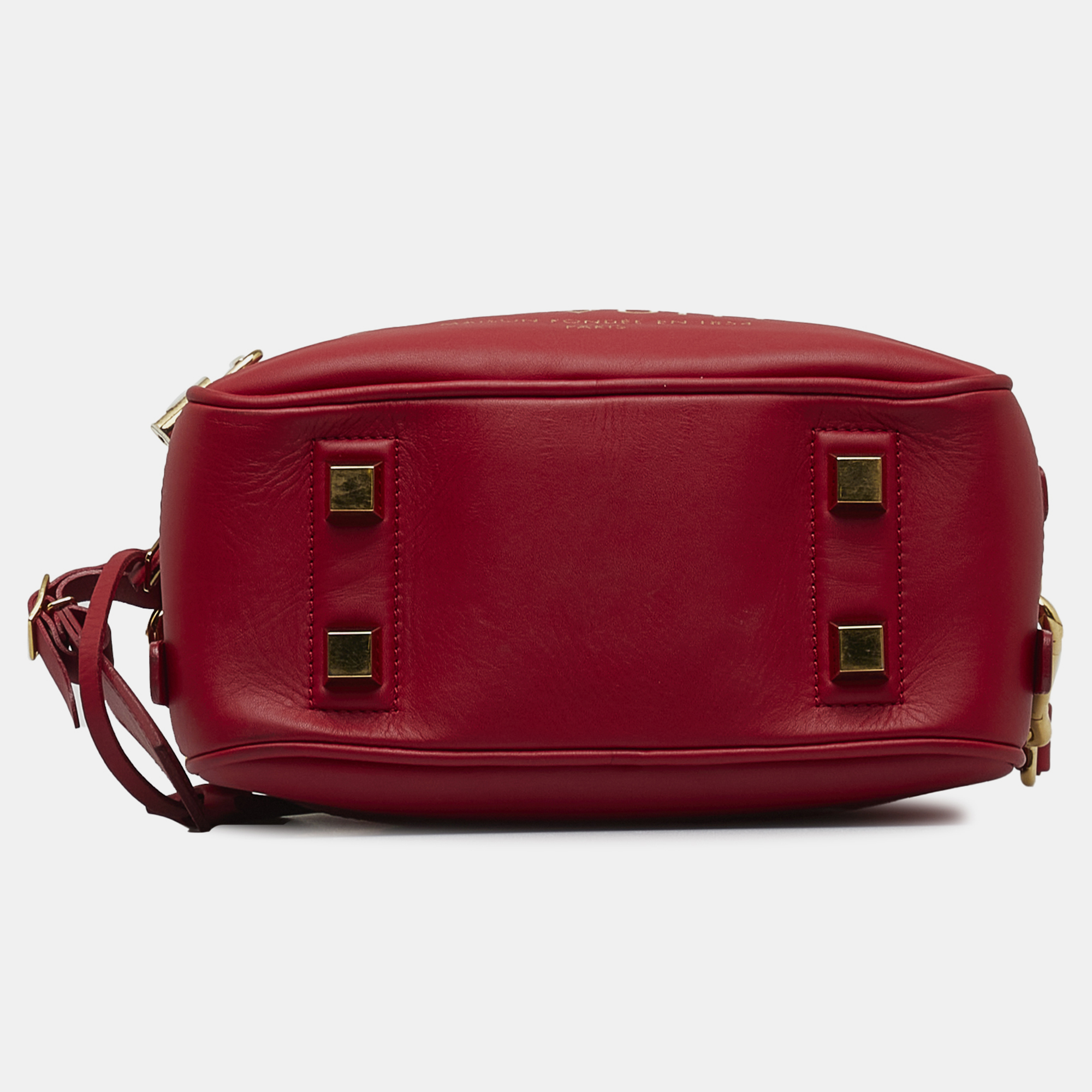 Louis Vuitton Red Leather Flight Paname Takeoff Bag