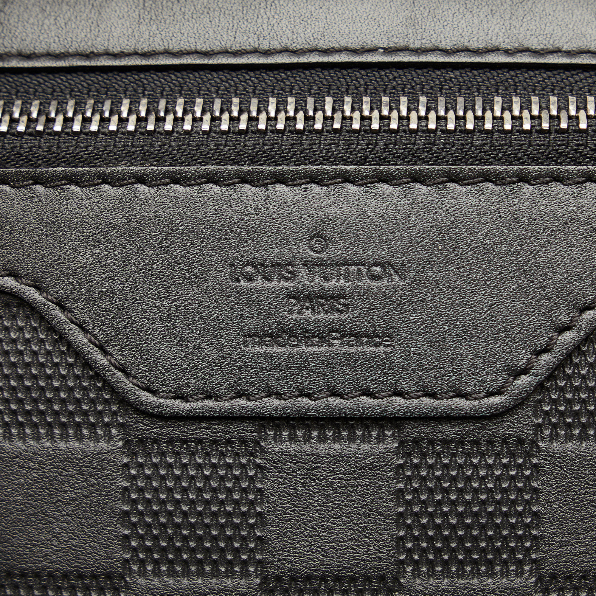 Louis Vuitton Black Leather Damier Infini Calypso MM
