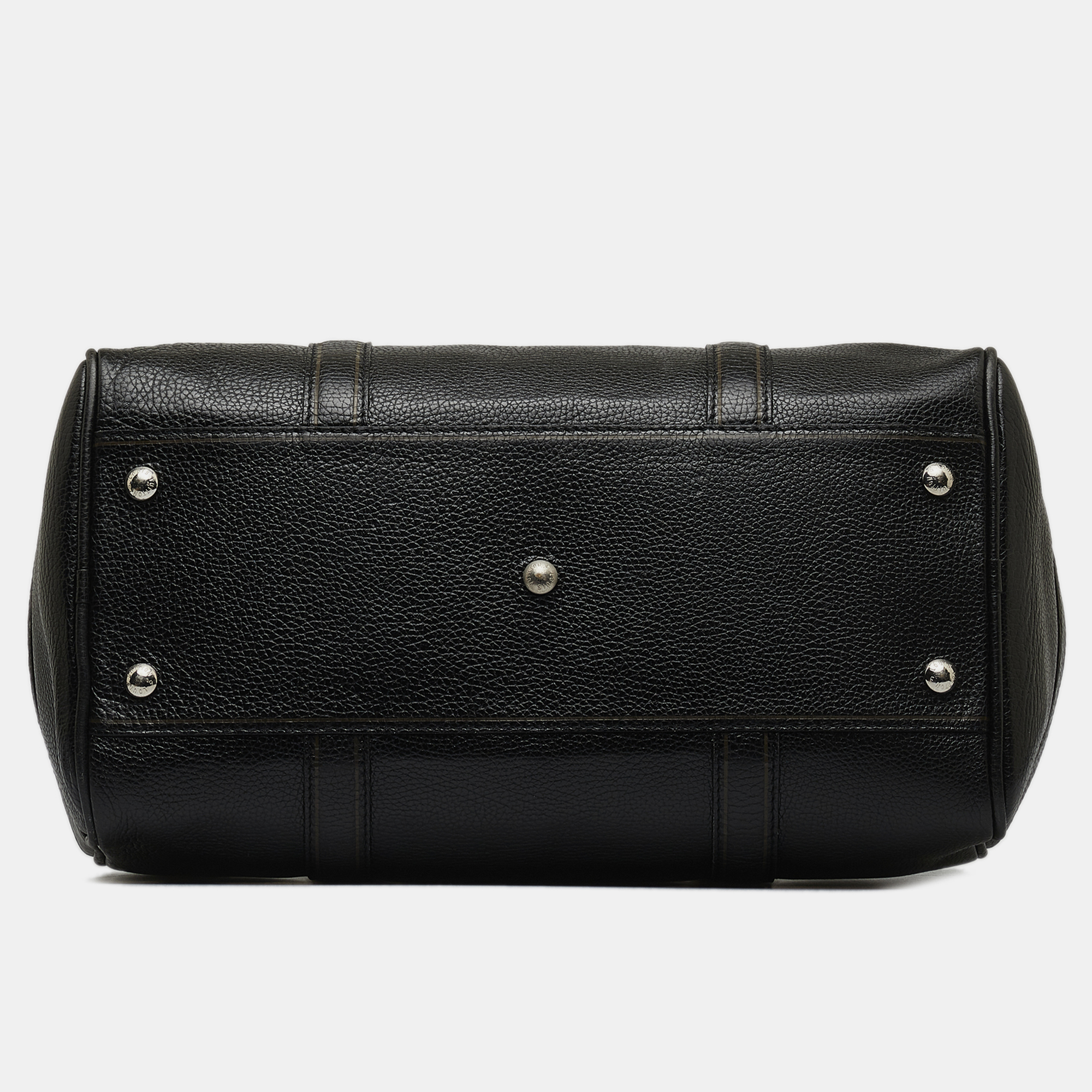 Louis Vuitton Black Leather Tobago Carryall