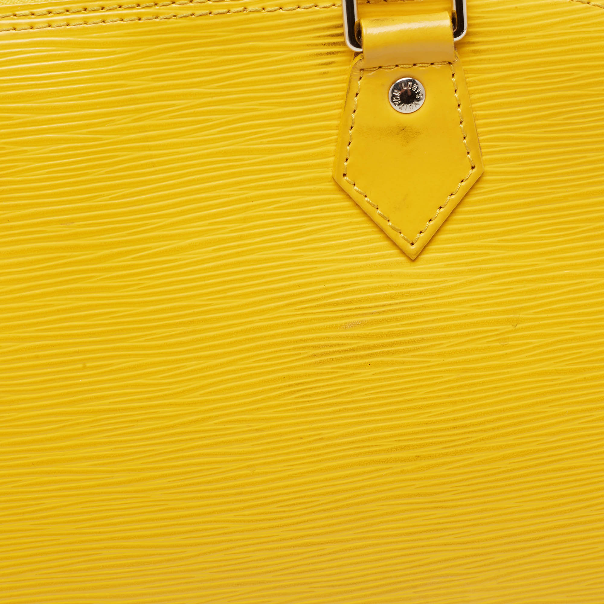 Louis Vuitton Tassil Yellow Epi Leather Alma PM