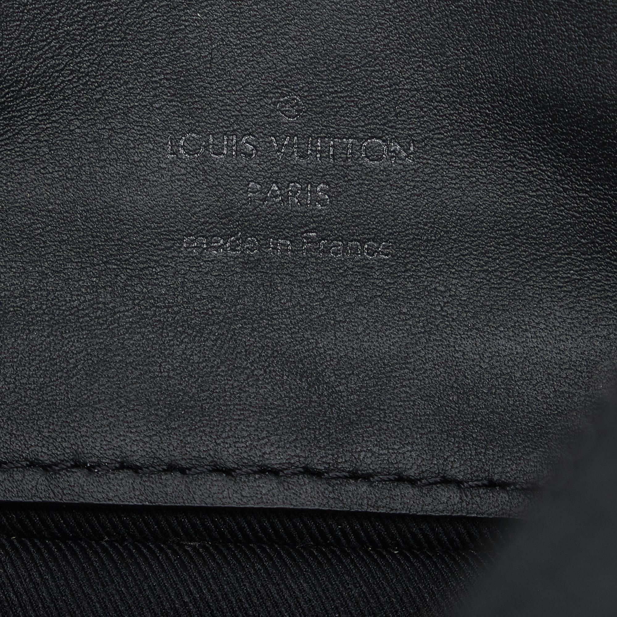 Louis Vuitton Black Monogram Taurillon Pochette Volga