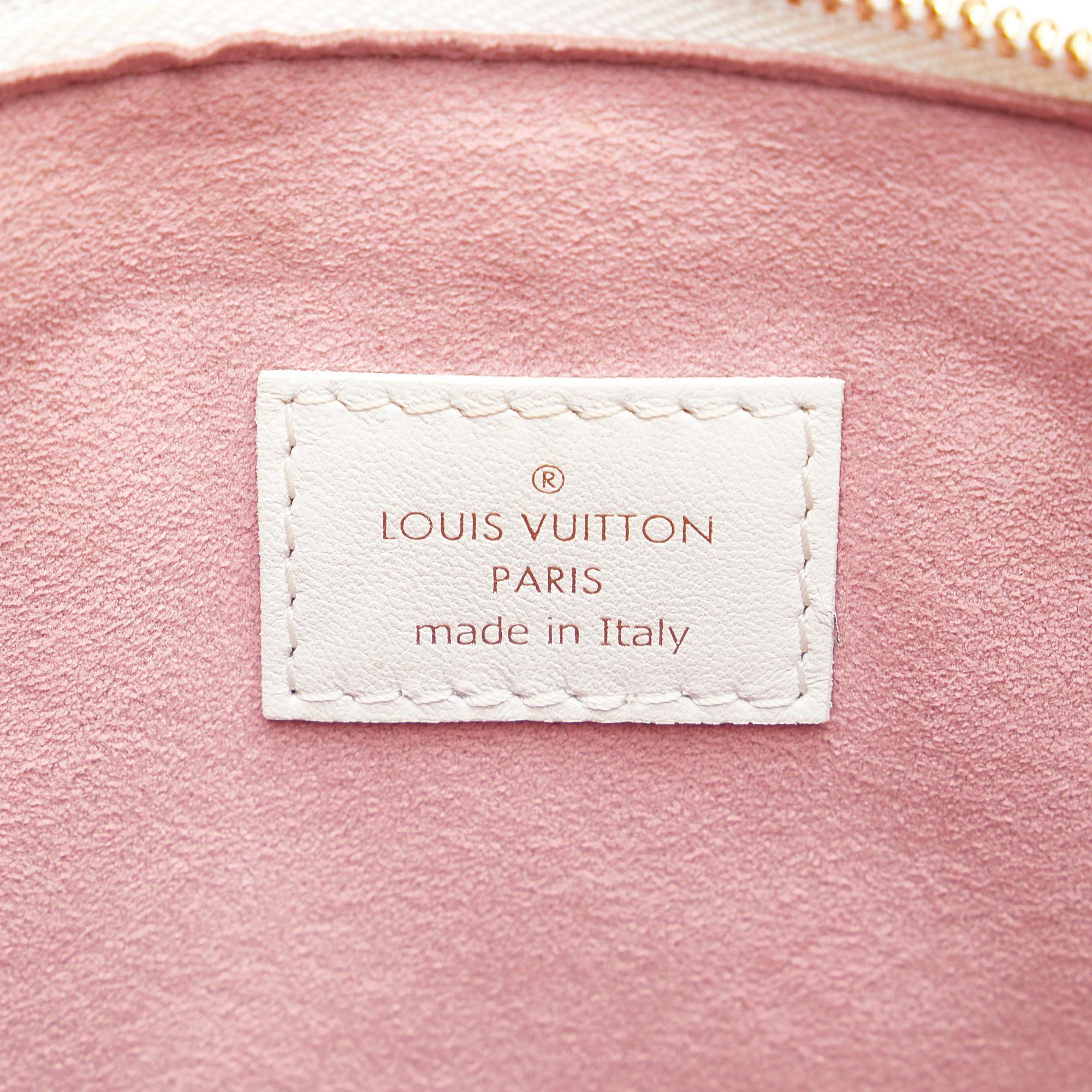 Louis Vuitton White Monogram Garden Coussin PM
