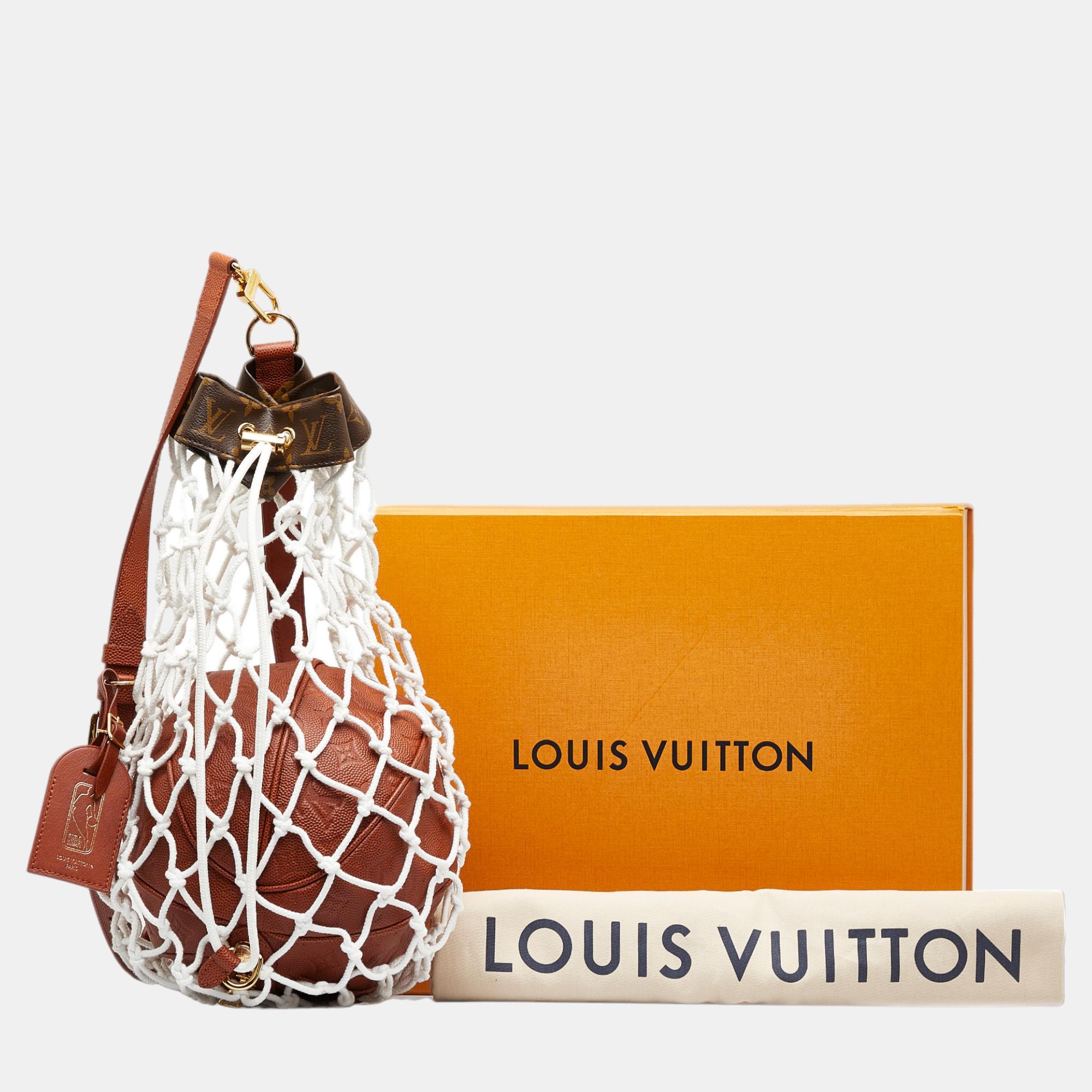 Louis Vuitton Brown LV X NBA Ball In Basket Bag